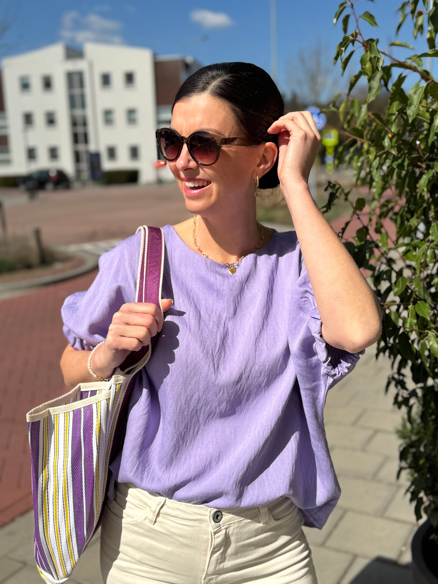 Blouse Brit - Paars