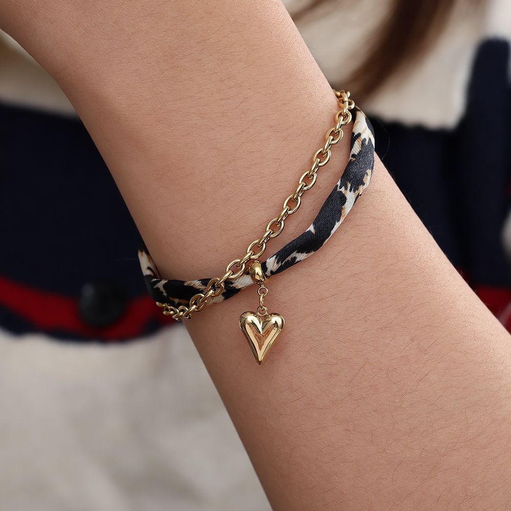 Armband Rope Leopard