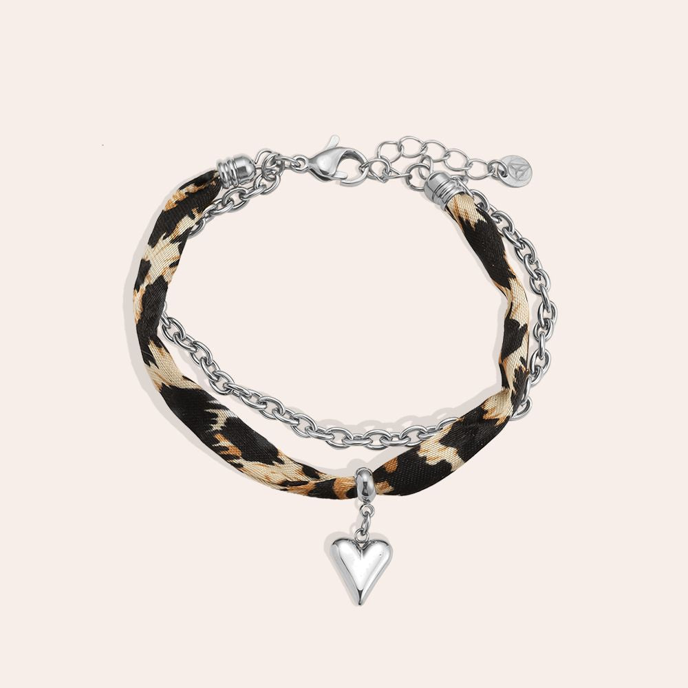 Armband Rope Leopard