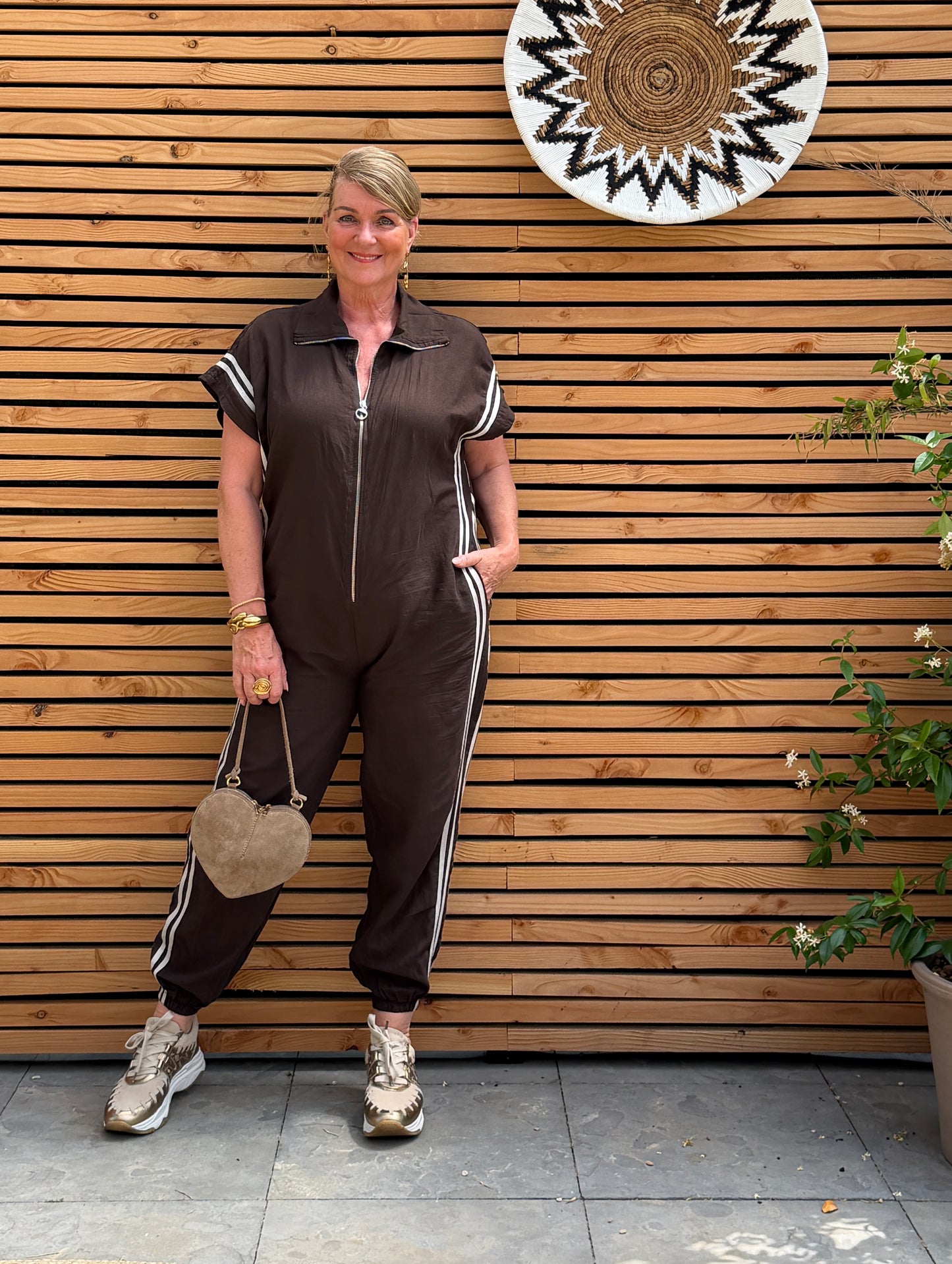 JUMPSUIT STRIPE - BRUIN