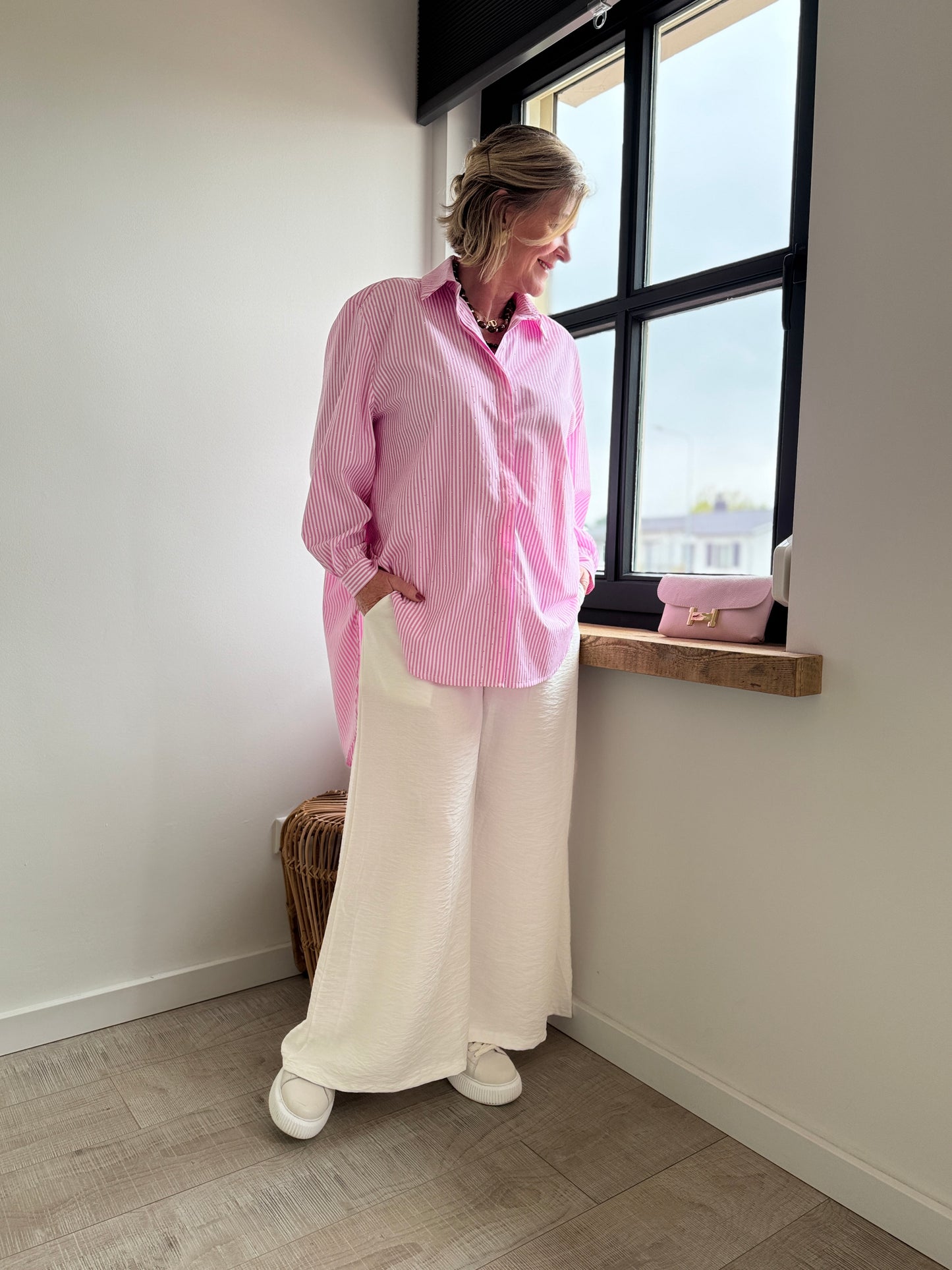 Oversized Blouse - Roze