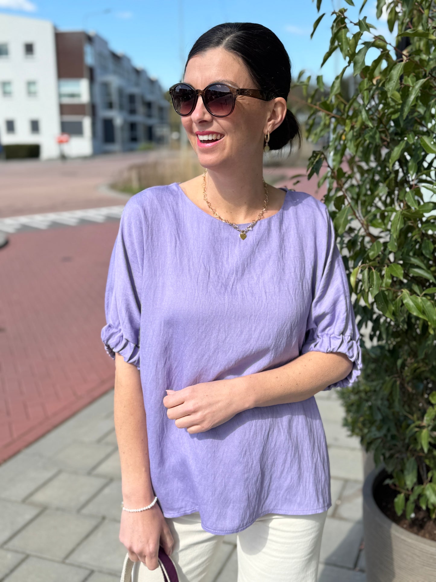 Blouse Brit - Paars