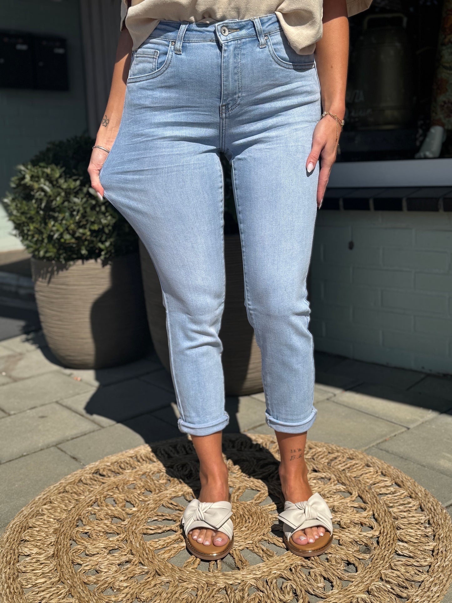 Toxik Mom Jeans - Blauw
