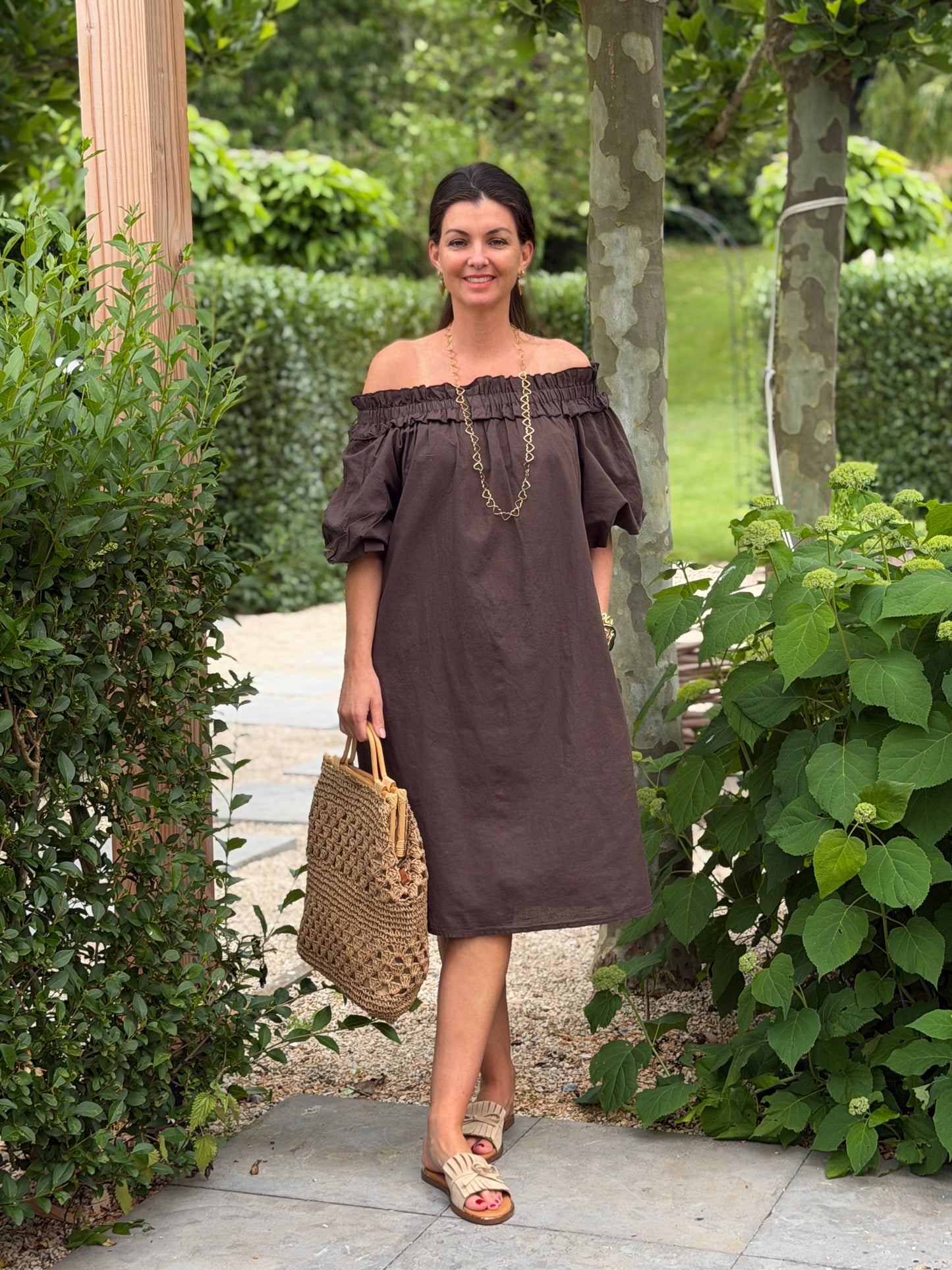 SAND TROPEZ JURK - BRUIN