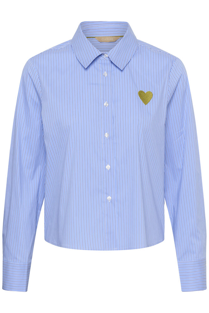BONY BLOUSE- BLAUW