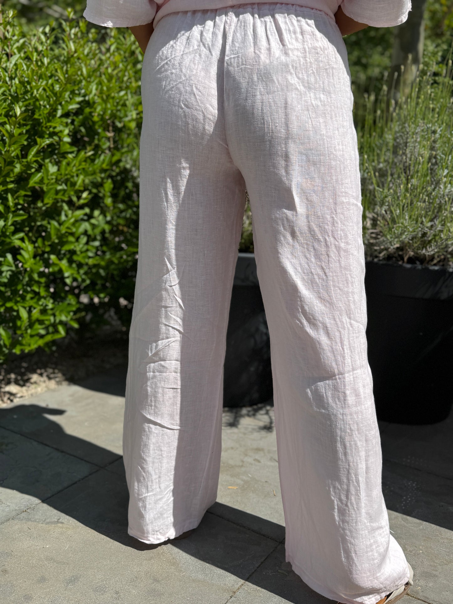 Linnen Broek - Roze
