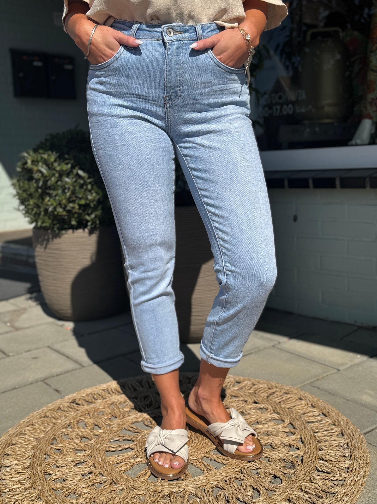 Toxik Mom Jeans - Blauw
