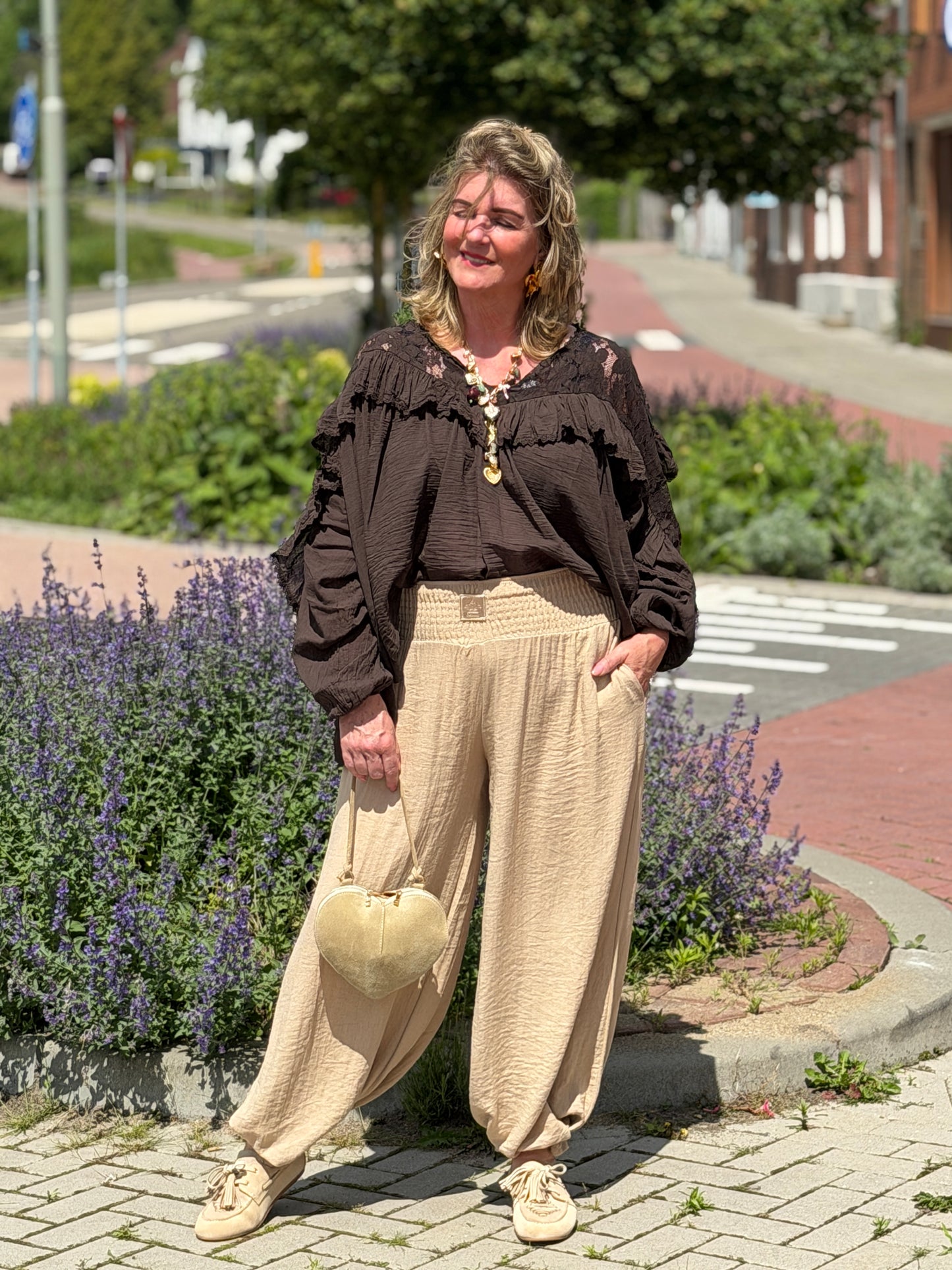 VIONA BLOUSE - BRUIN