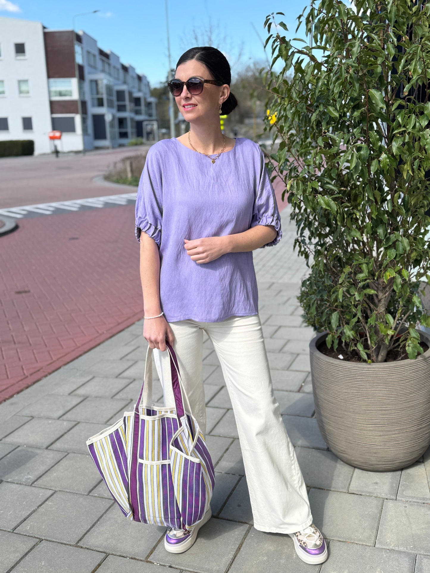 Blouse Brit - Paars