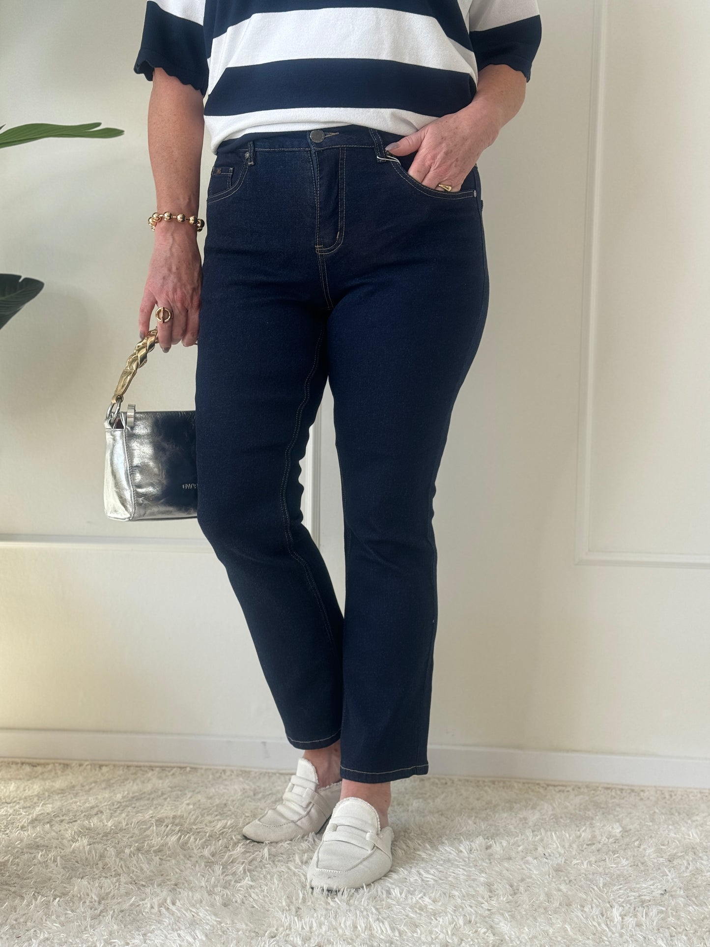 Shake Fit Jeans - Donkerblauw