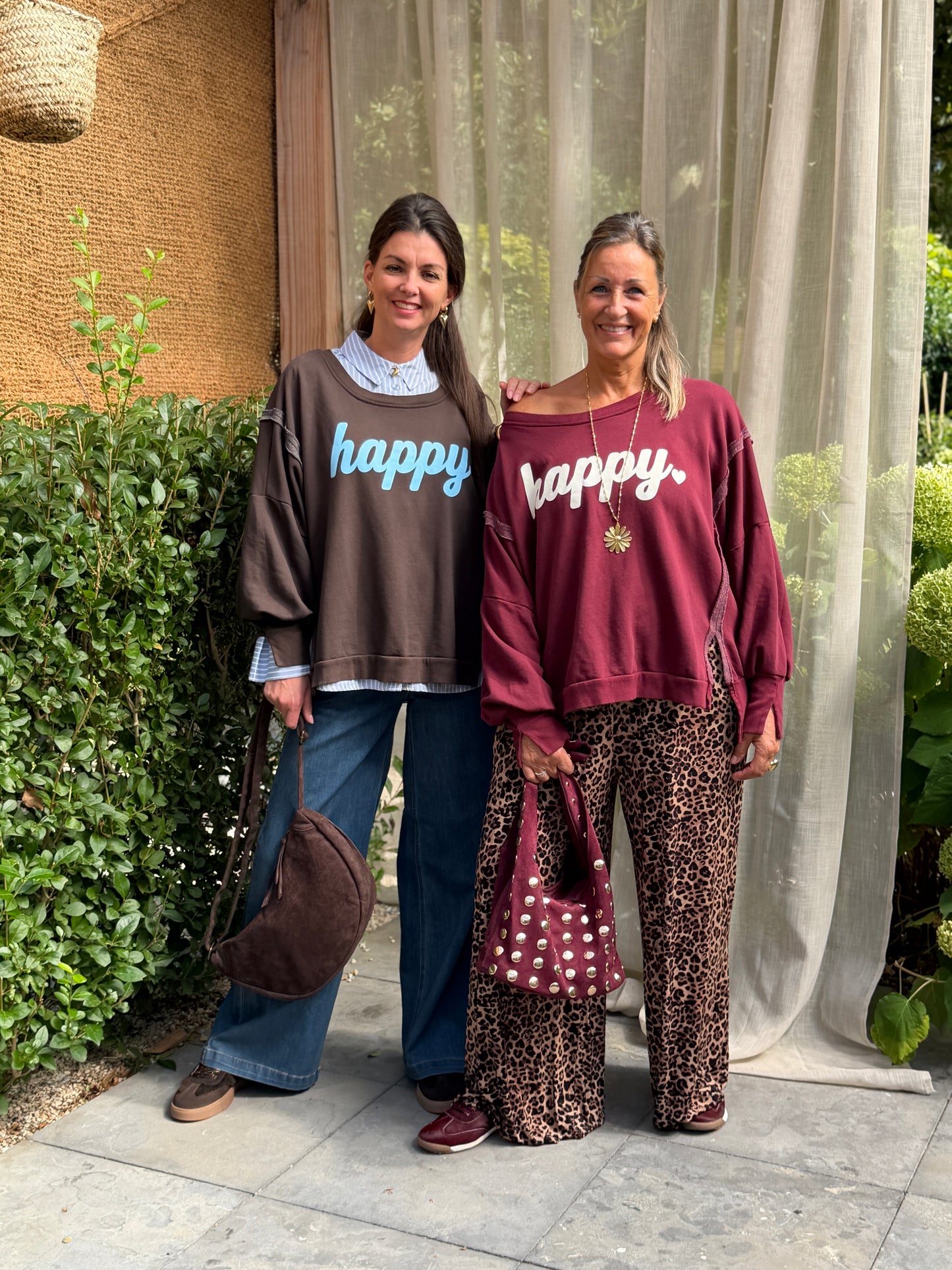 HAPPY SWEATER - BORDEAUX