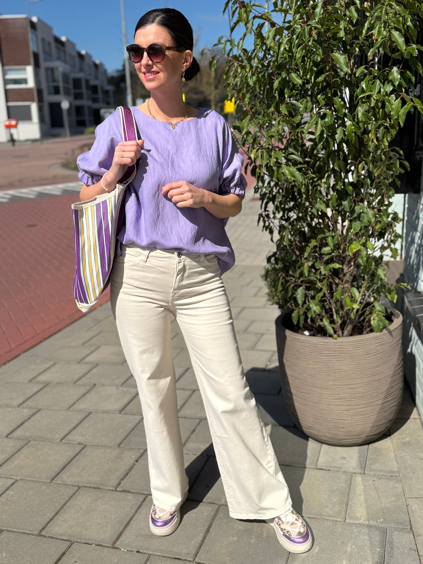 Blouse Brit - Paars