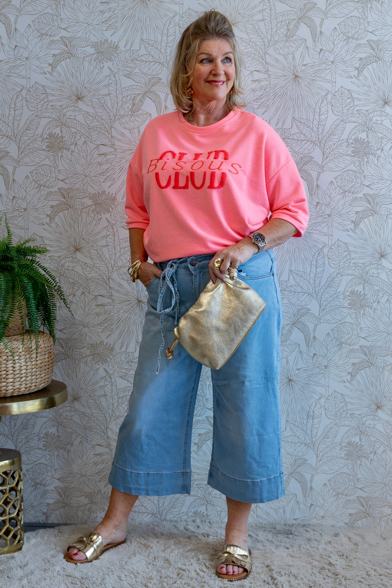 BISOUS SWEATER - ROZE