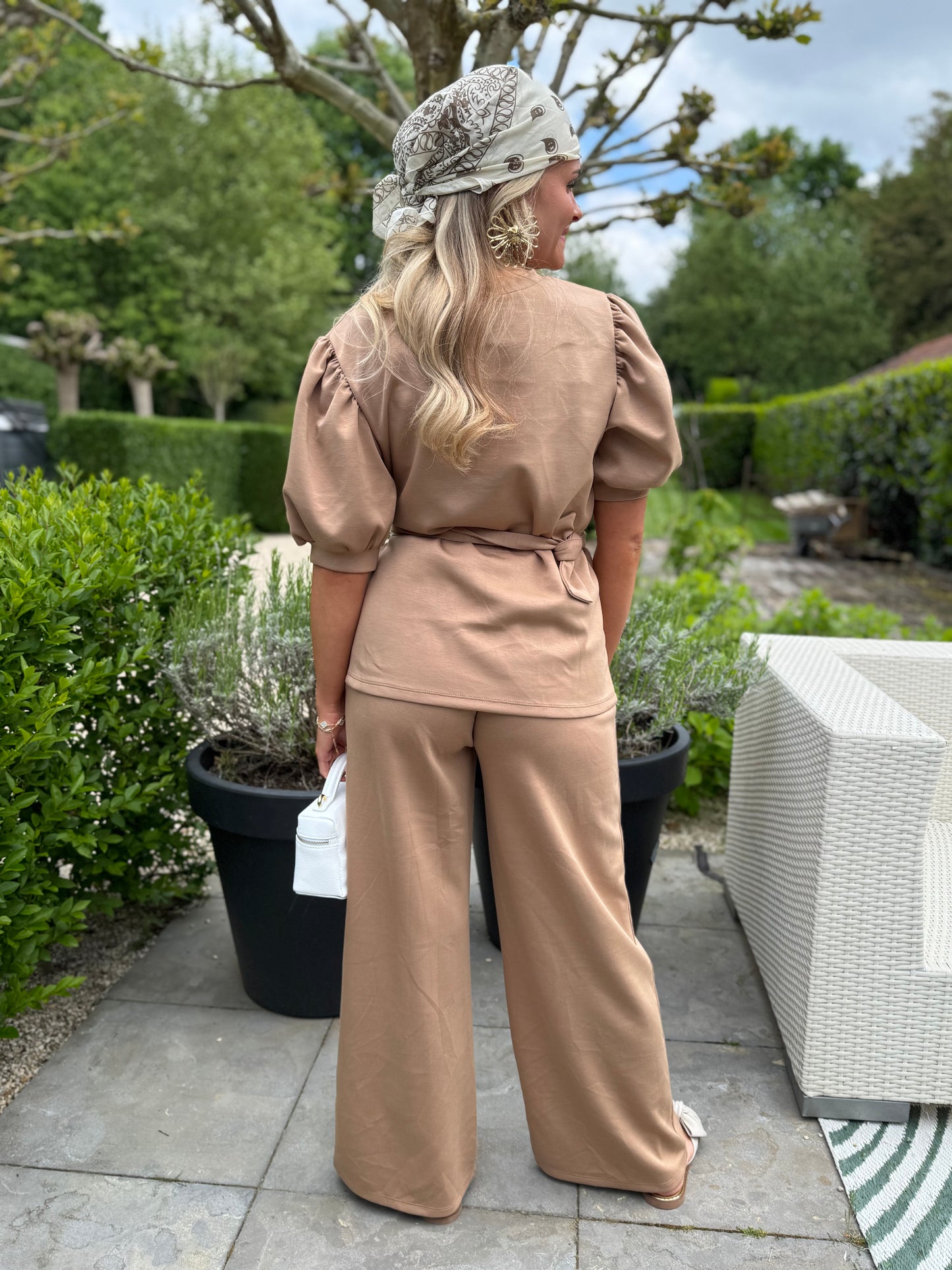 Bow Twinset - Camel