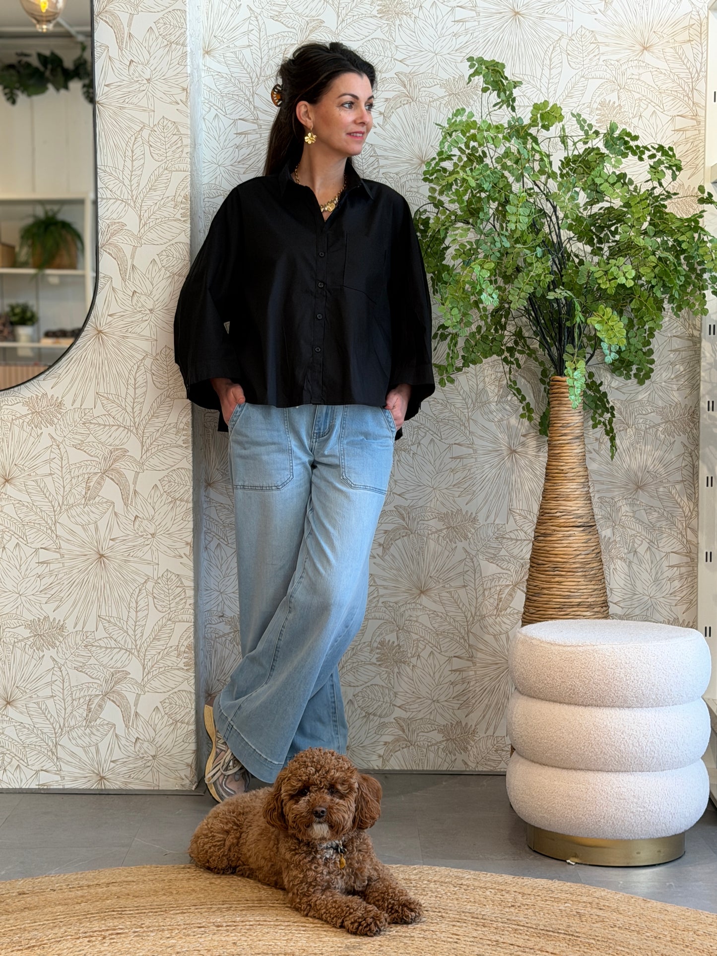 BACKY Blouse - Zwart