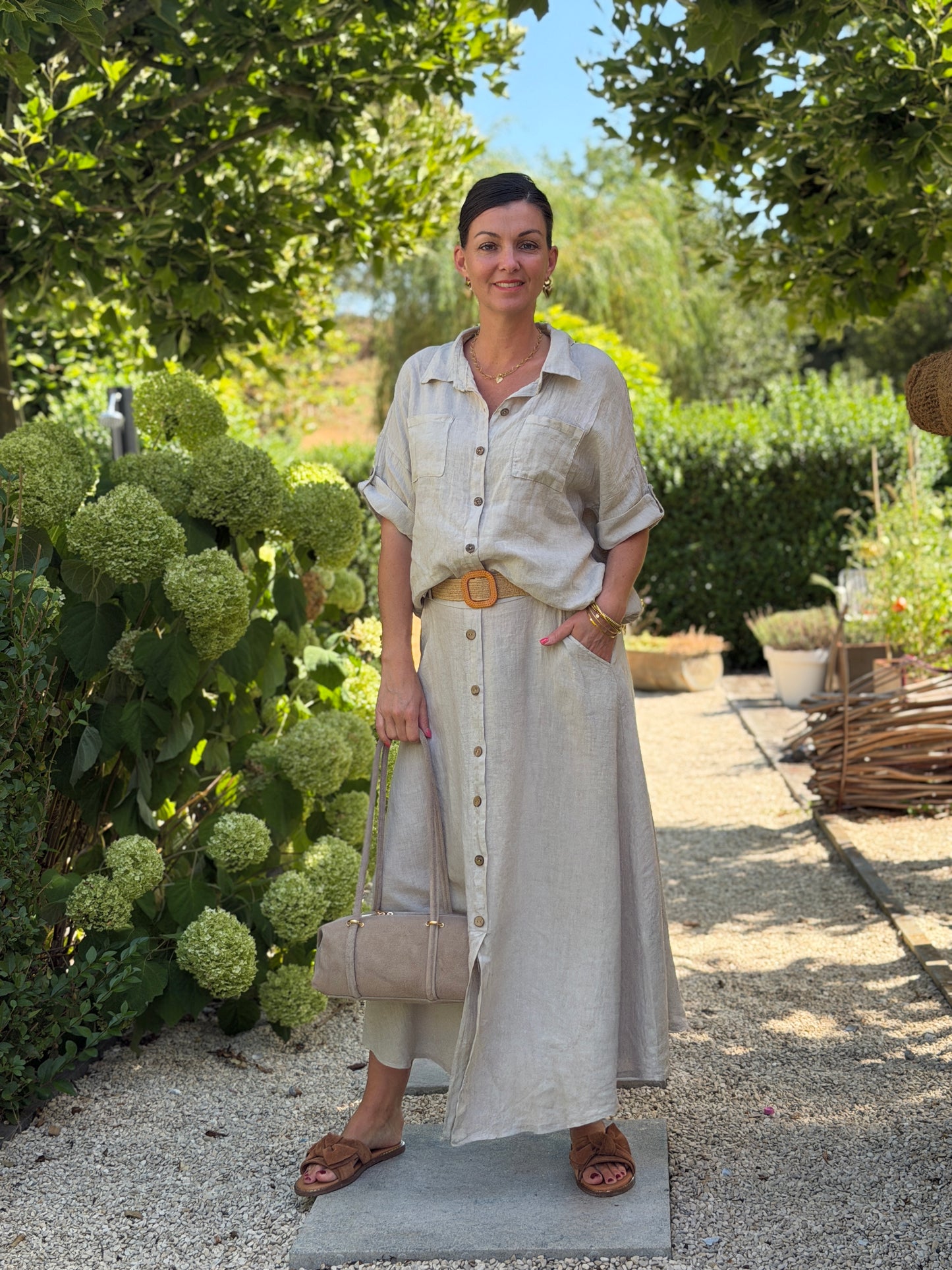 NOA BLOUSE - BEIGE
