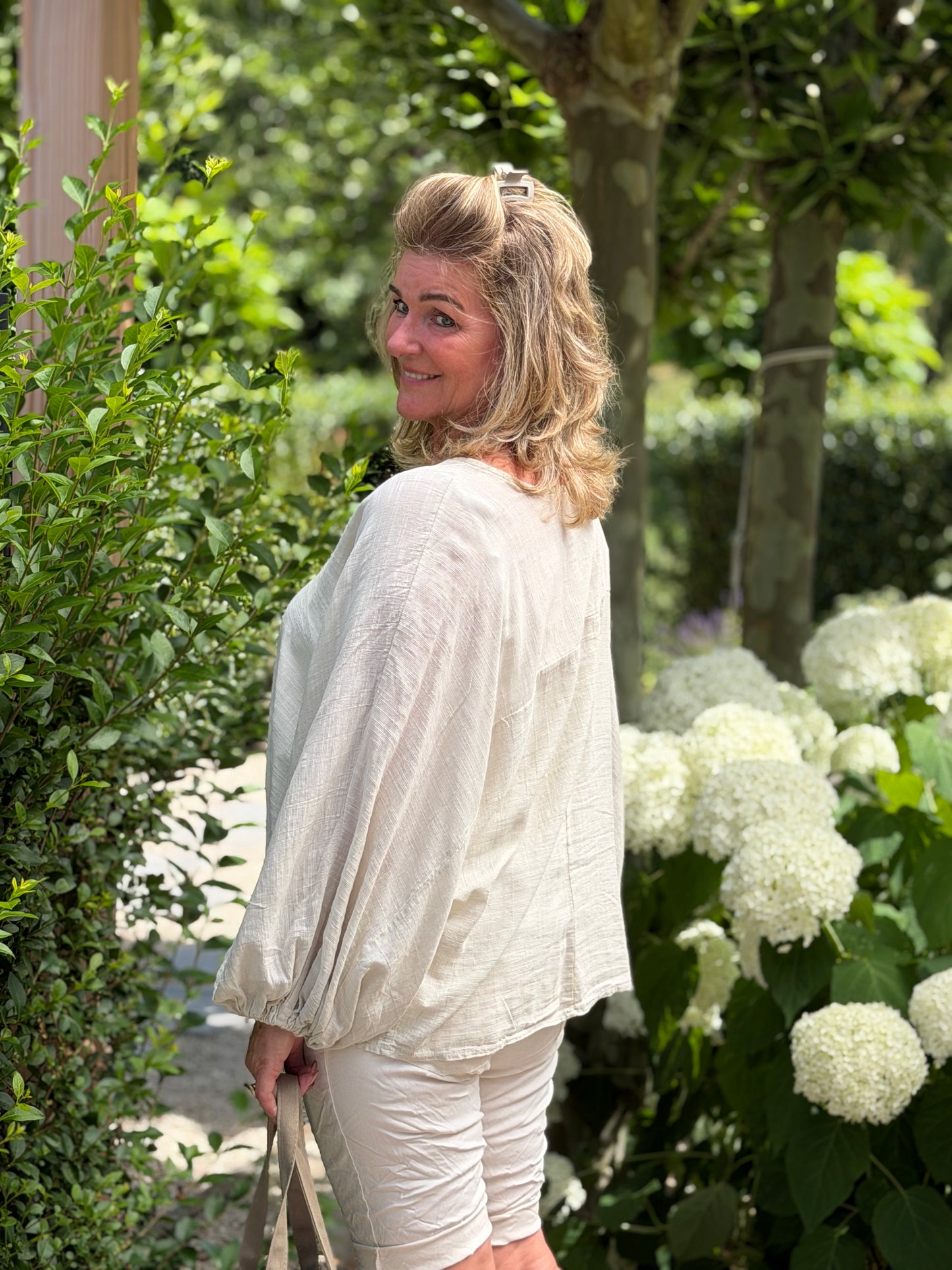 LENI BLOUSE - BEIGE