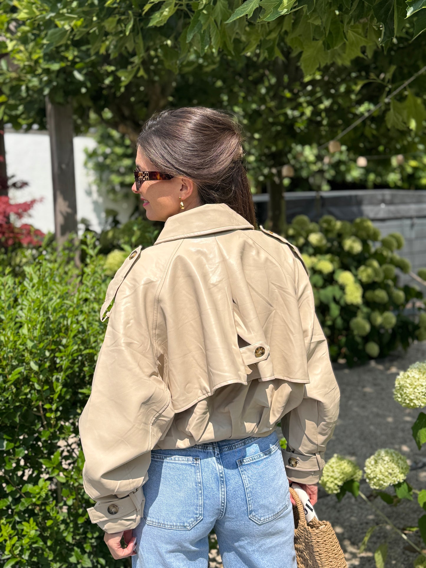 BOMBER - Beige