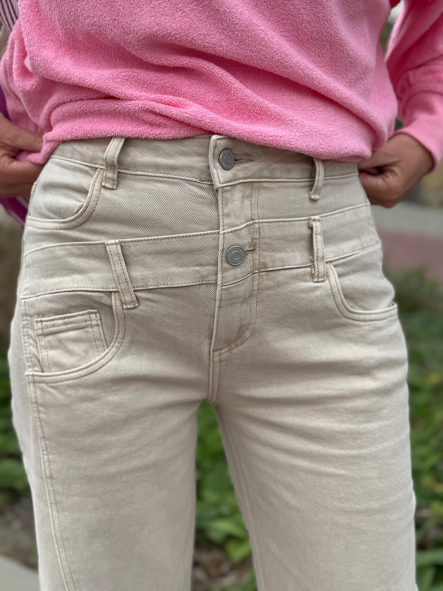 Wide Leg Sissy Beige