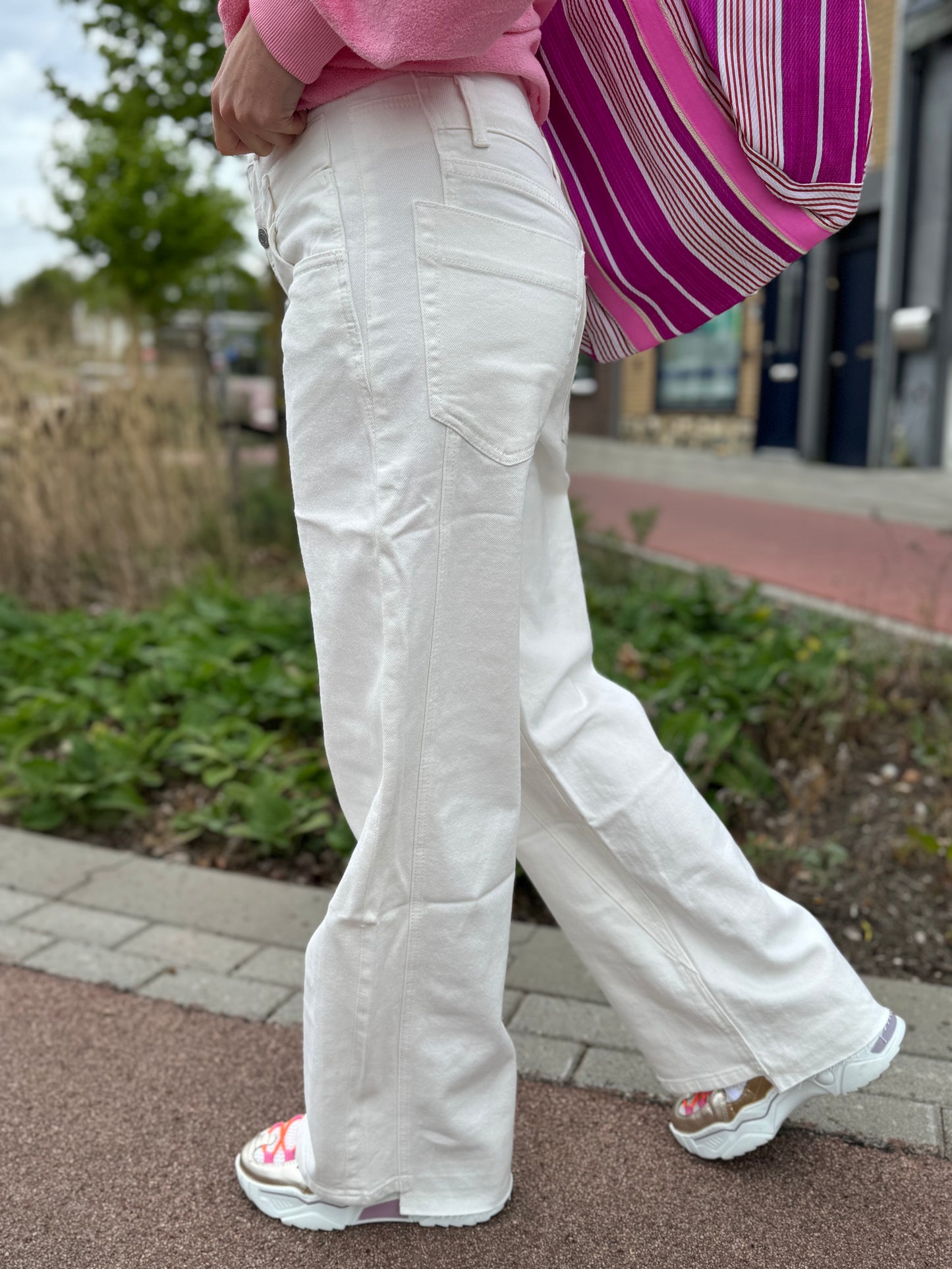 Wide Leg Sissy Offwhite