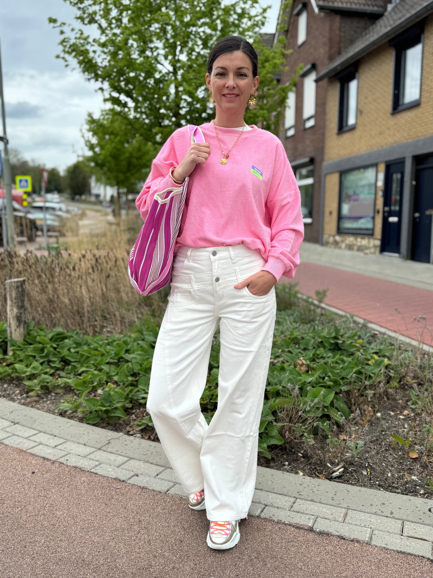 Wide Leg Sissy Offwhite