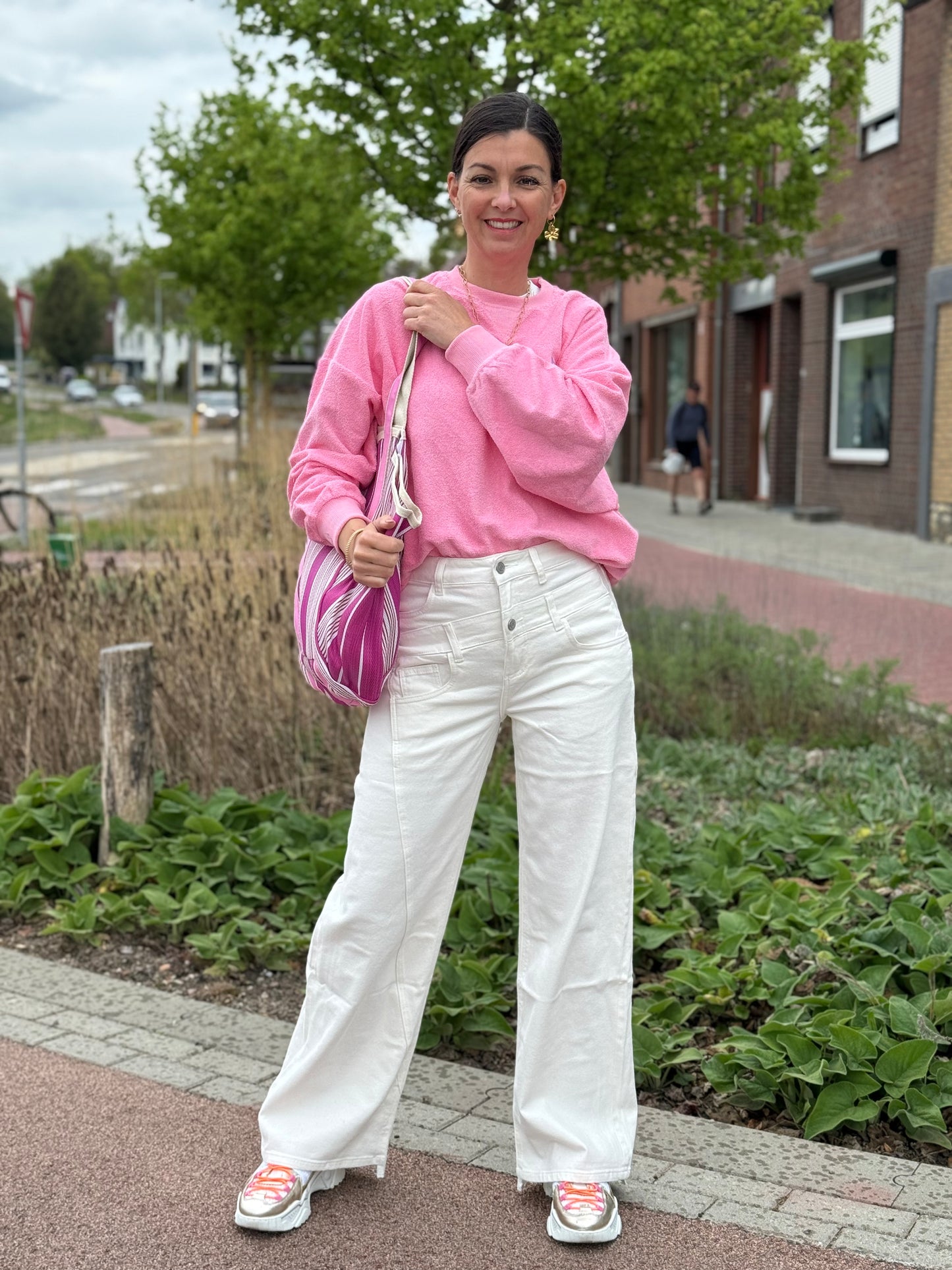 Wide Leg Sissy Offwhite