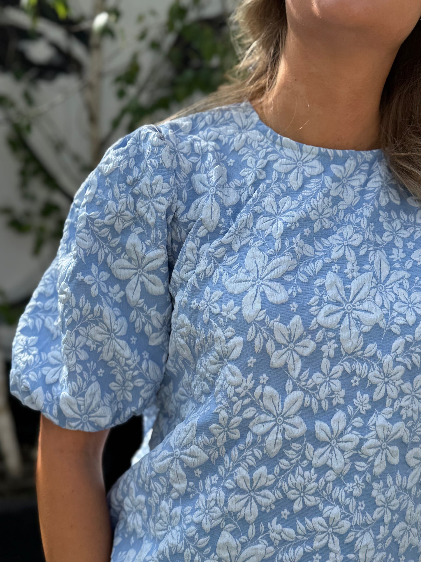 Flower Top - Blauw