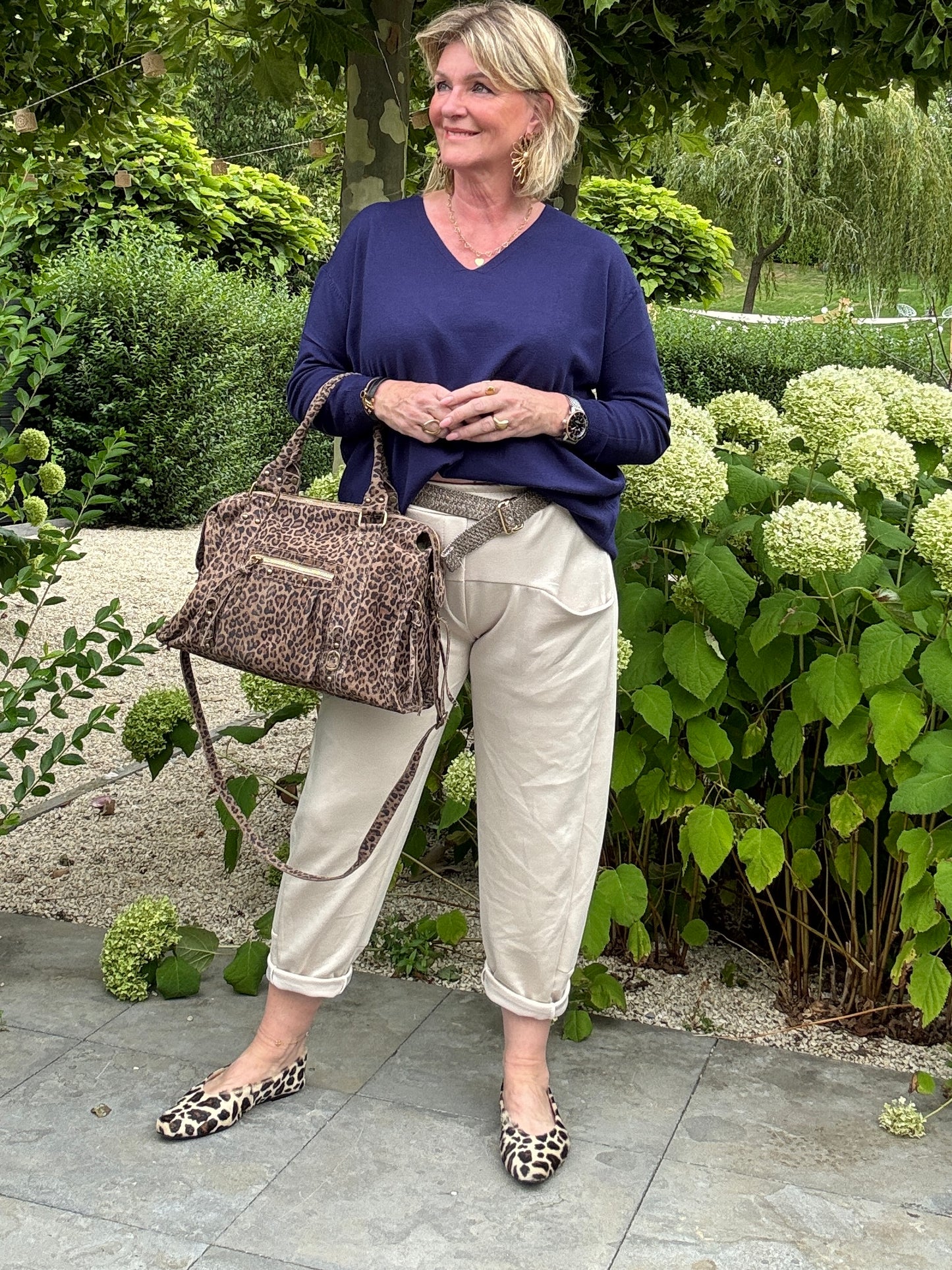 LIONA Broek - Beige