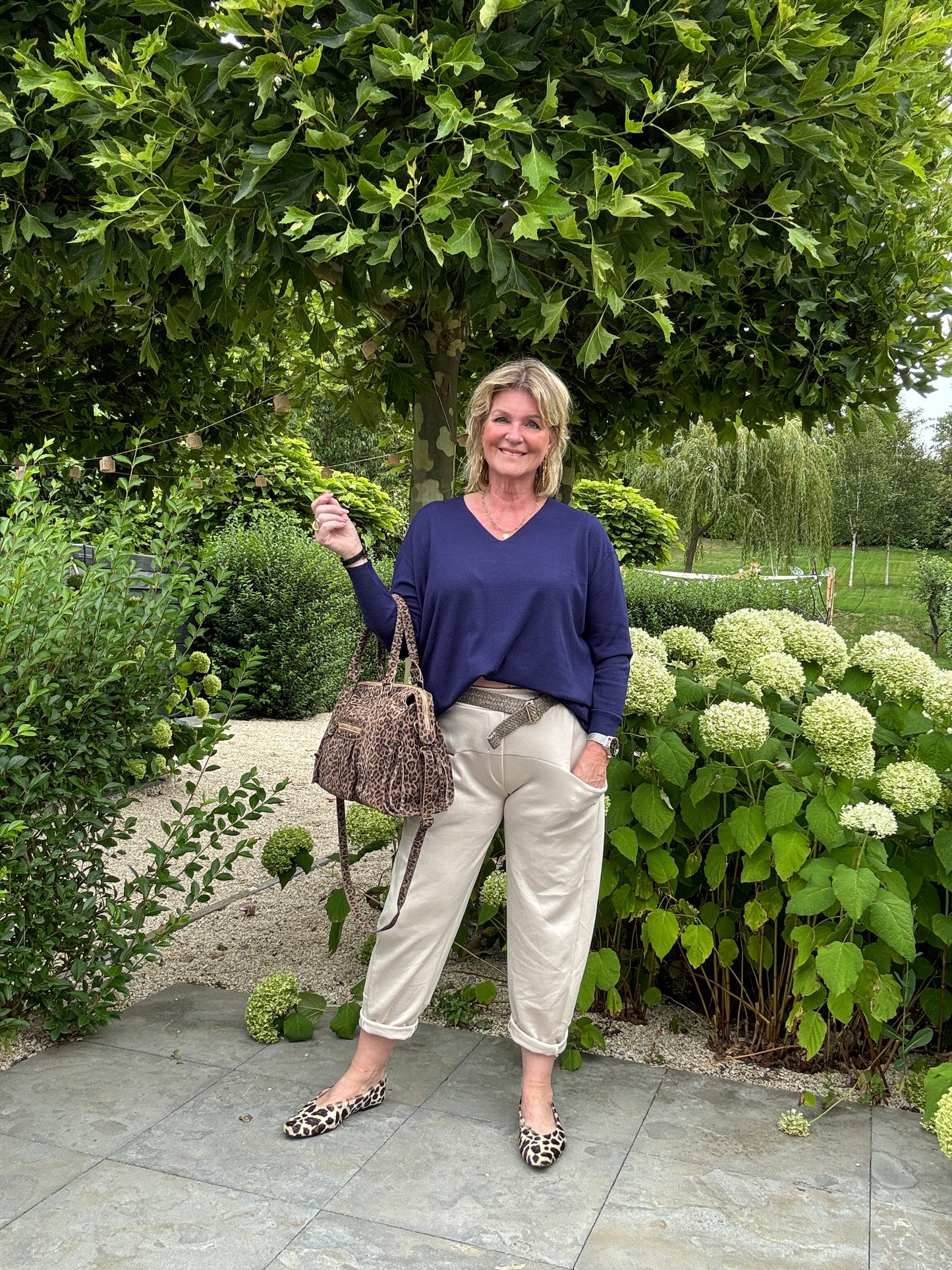 LIONA Broek - Beige