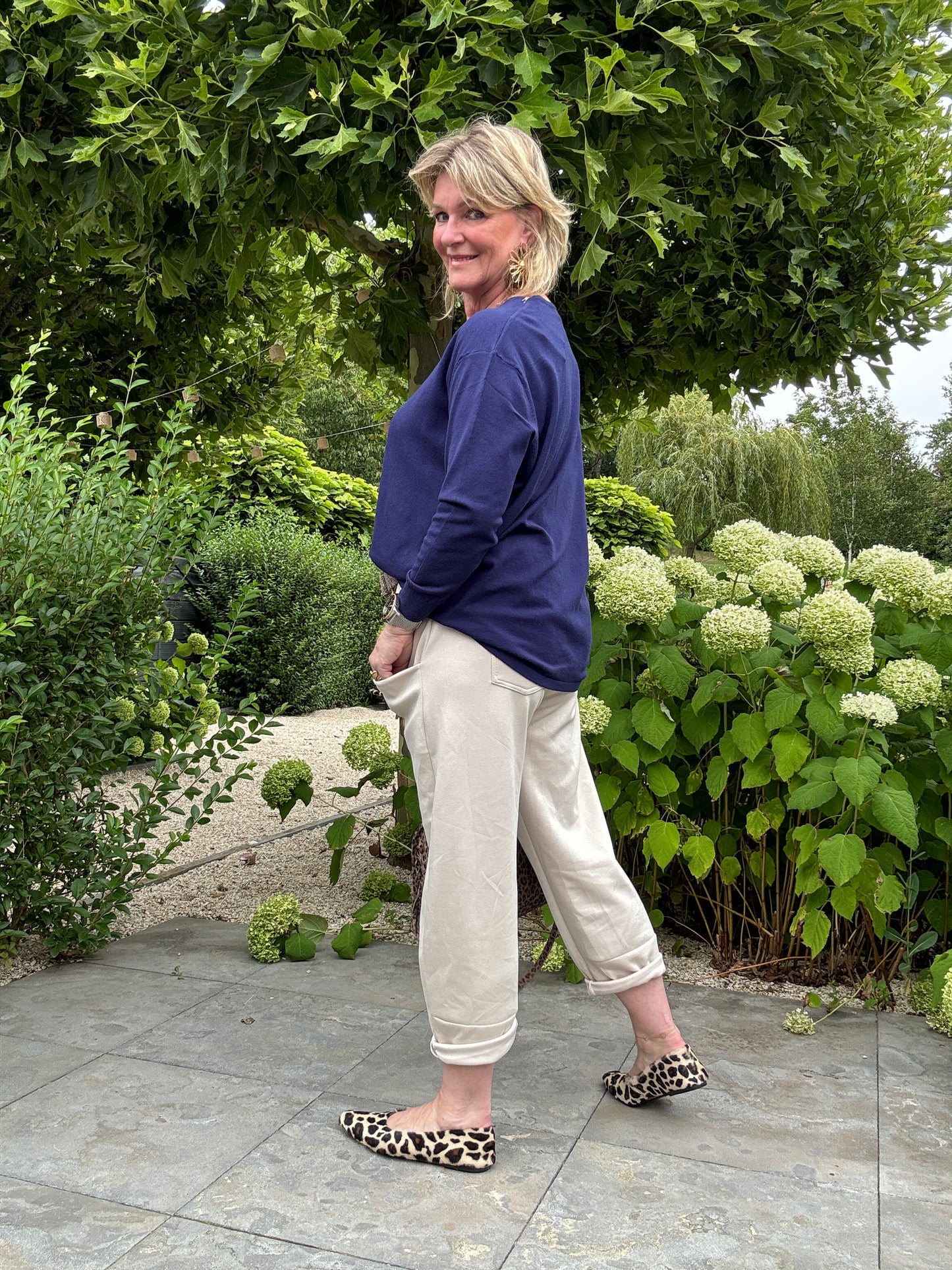 LIONA Broek - Beige
