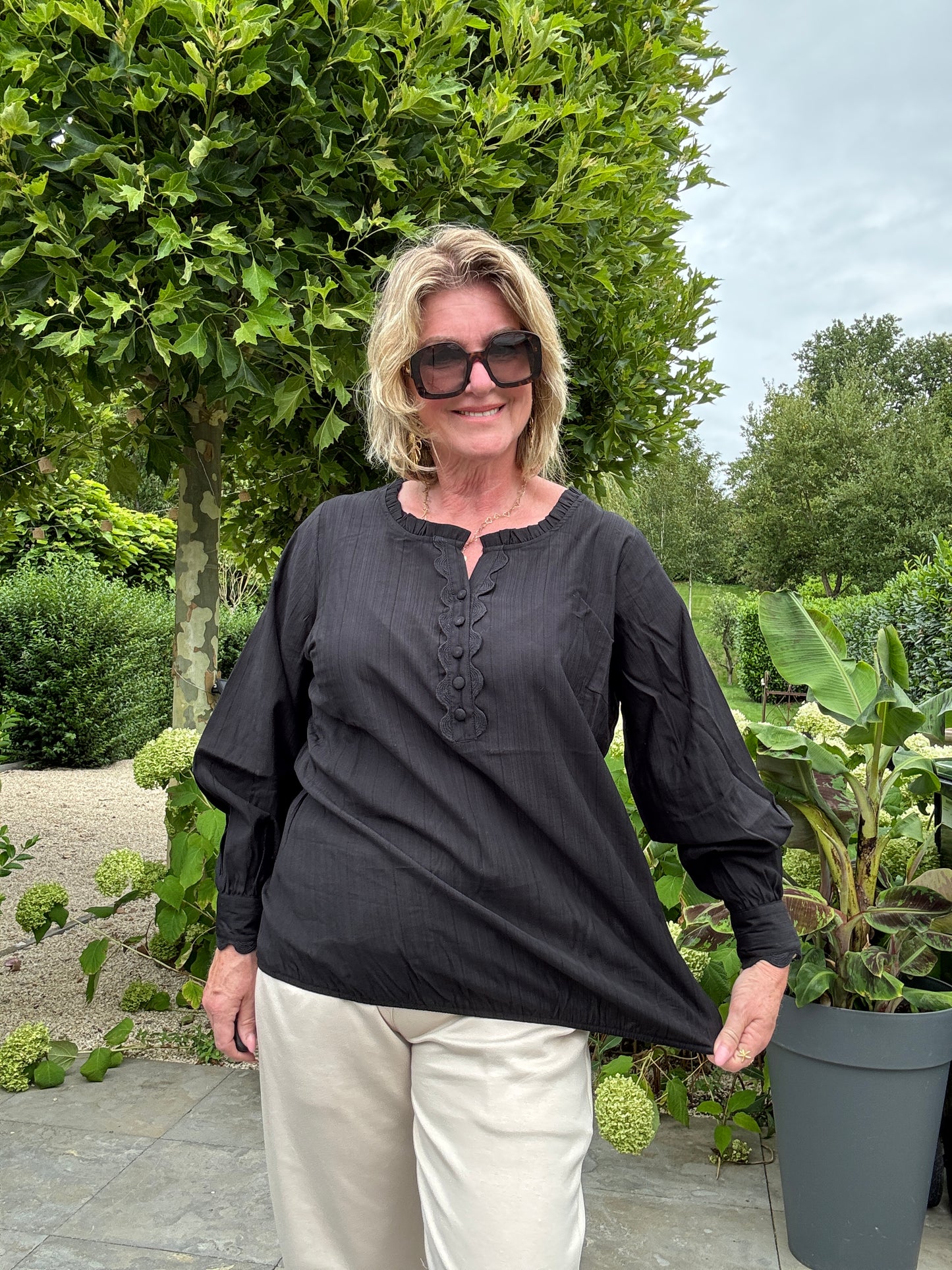 ORRA Blouse - Zwart