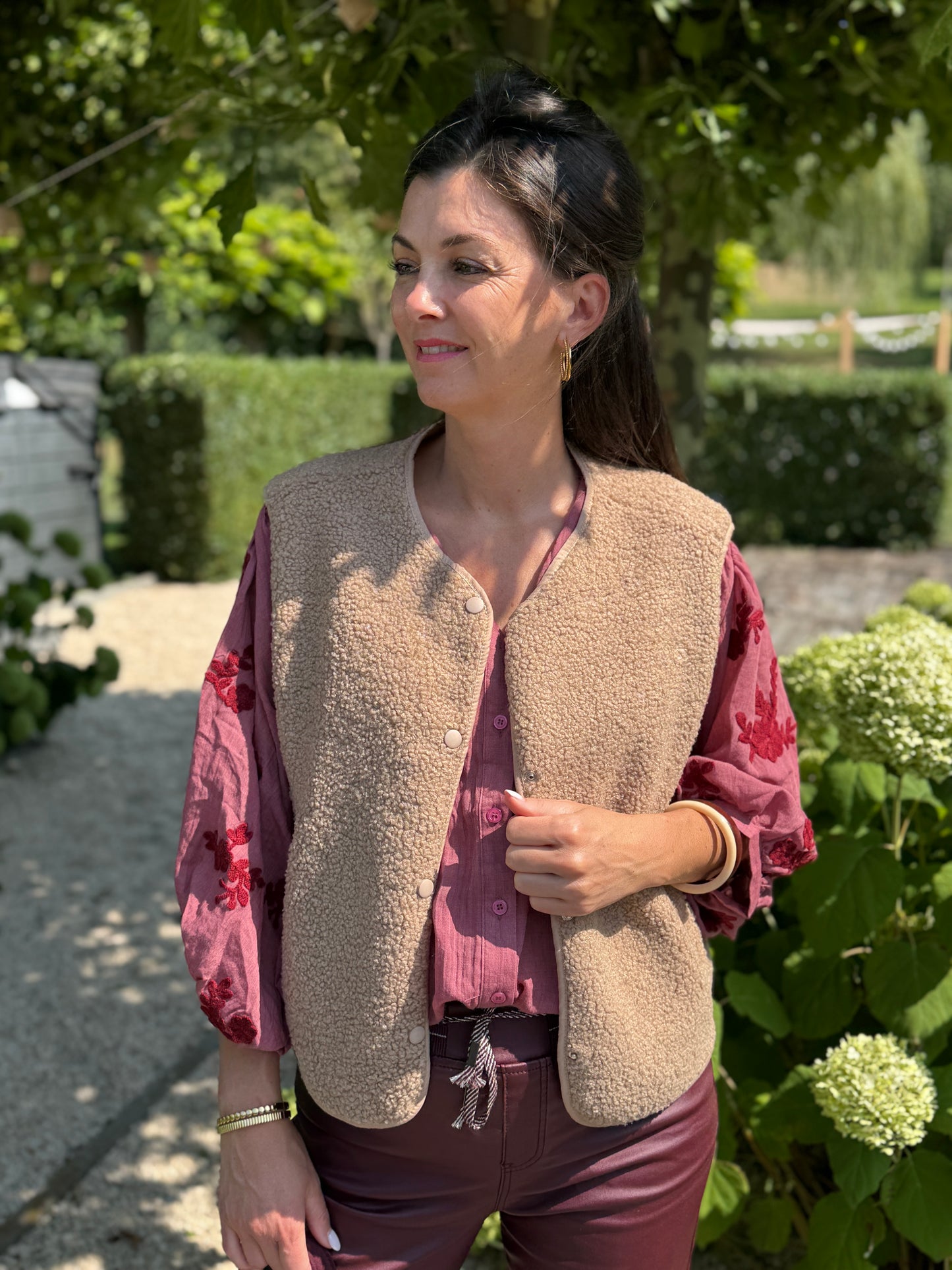 INA Gilet - Beige
