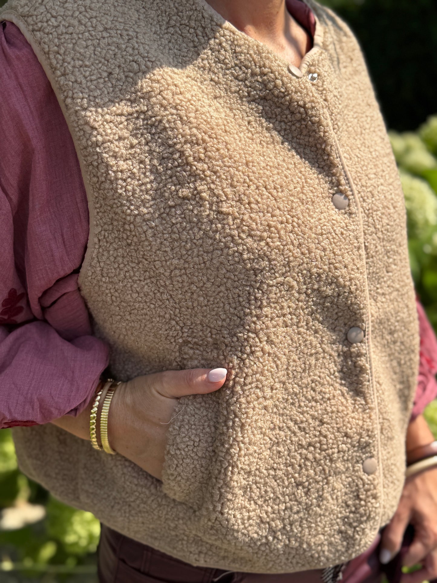 INA Gilet - Beige