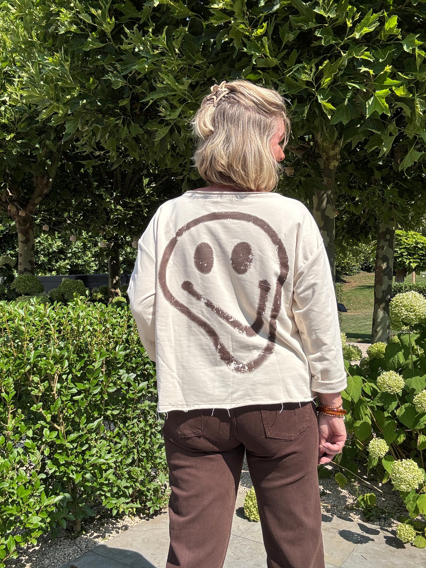 SMILE Sweater - Beige