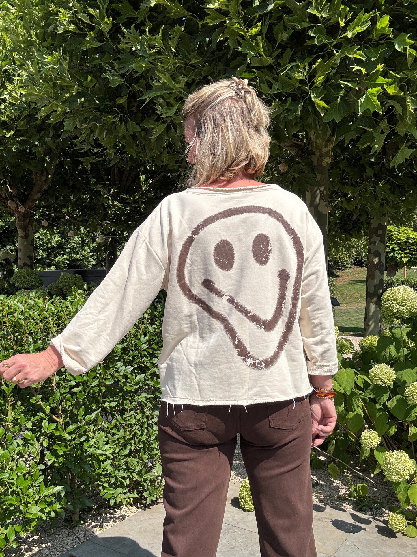 SMILE Sweater - Beige