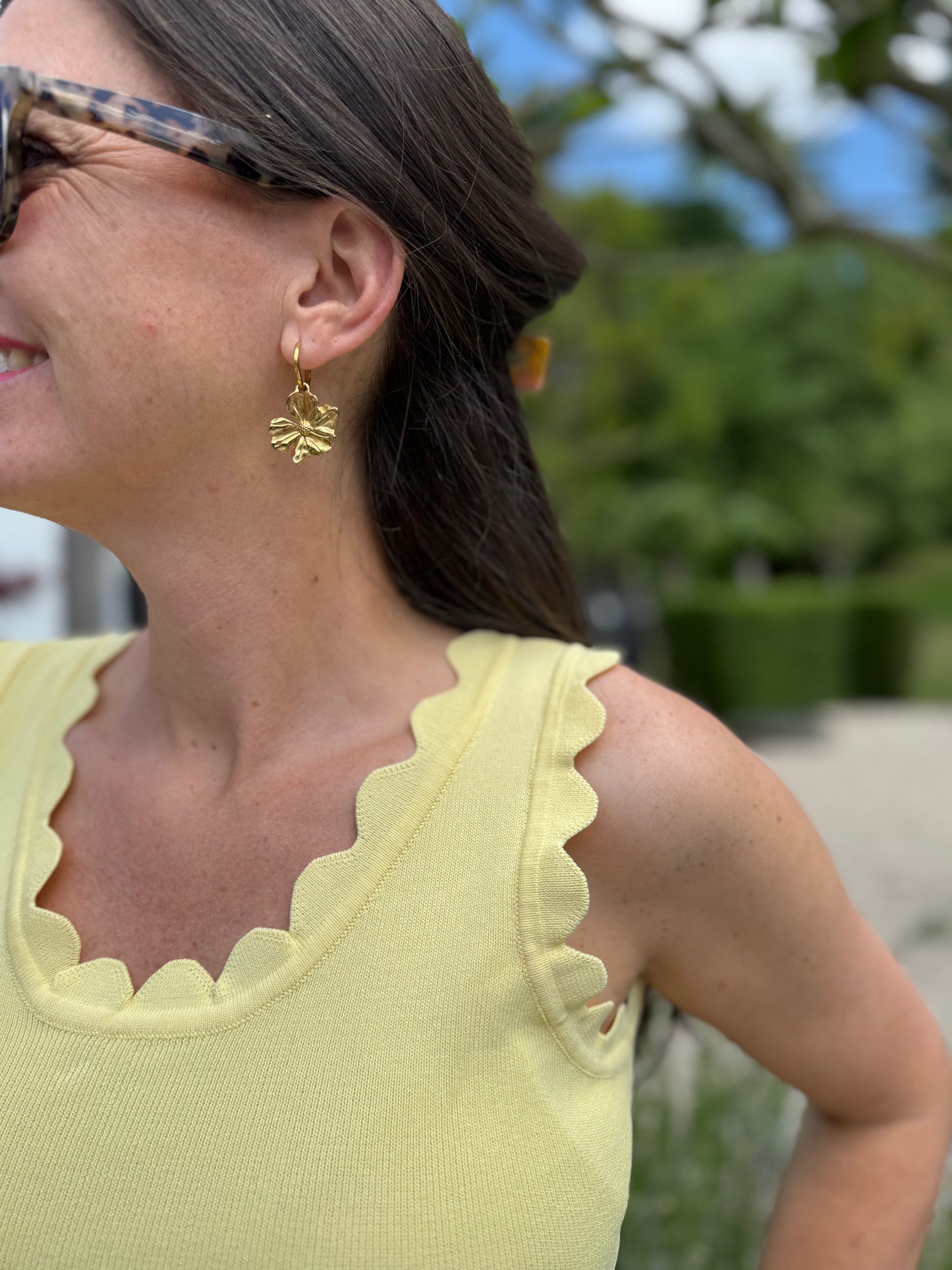 Rib Top - Geel
