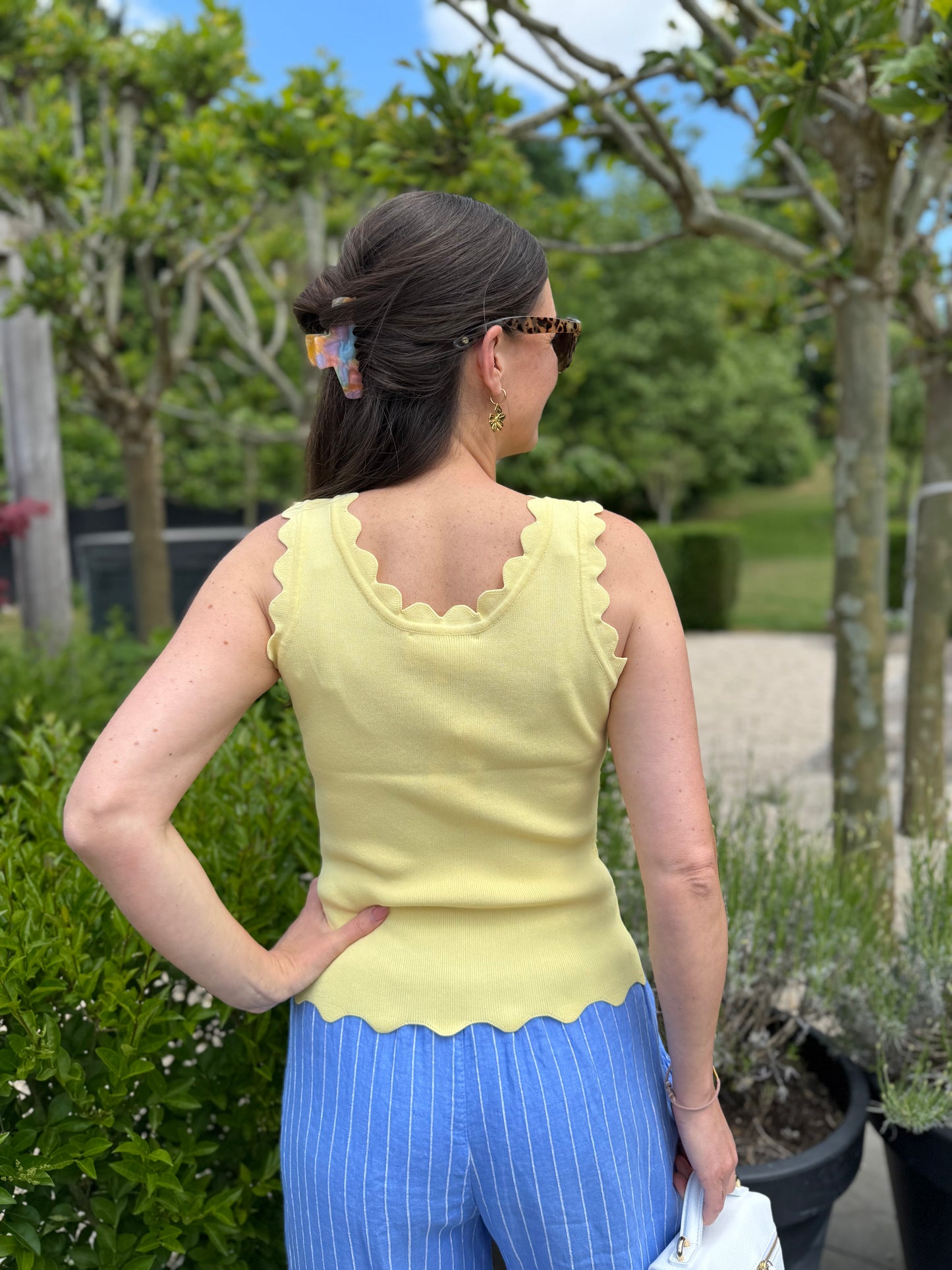 Rib Top - Geel