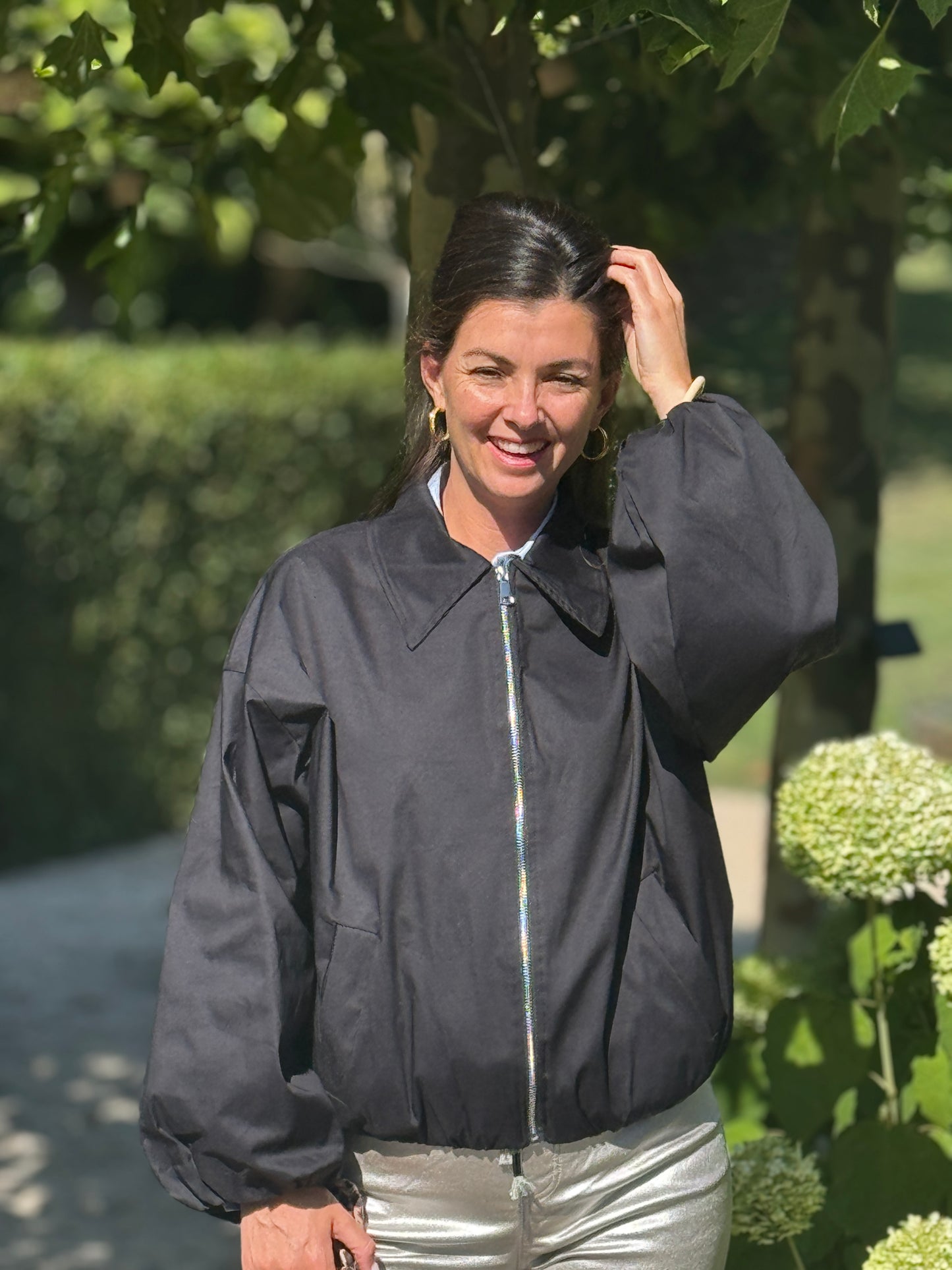 ANNAH Bomber - Zwart