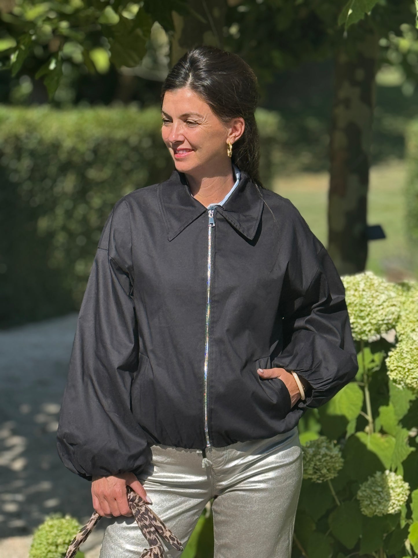 ANNAH Bomber - Zwart