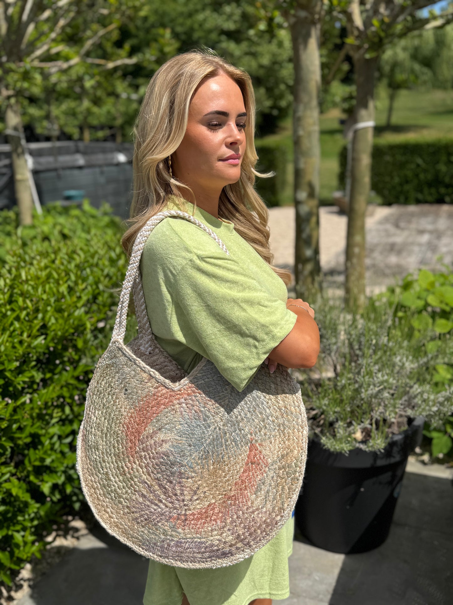 Naturel Ronde Tas
