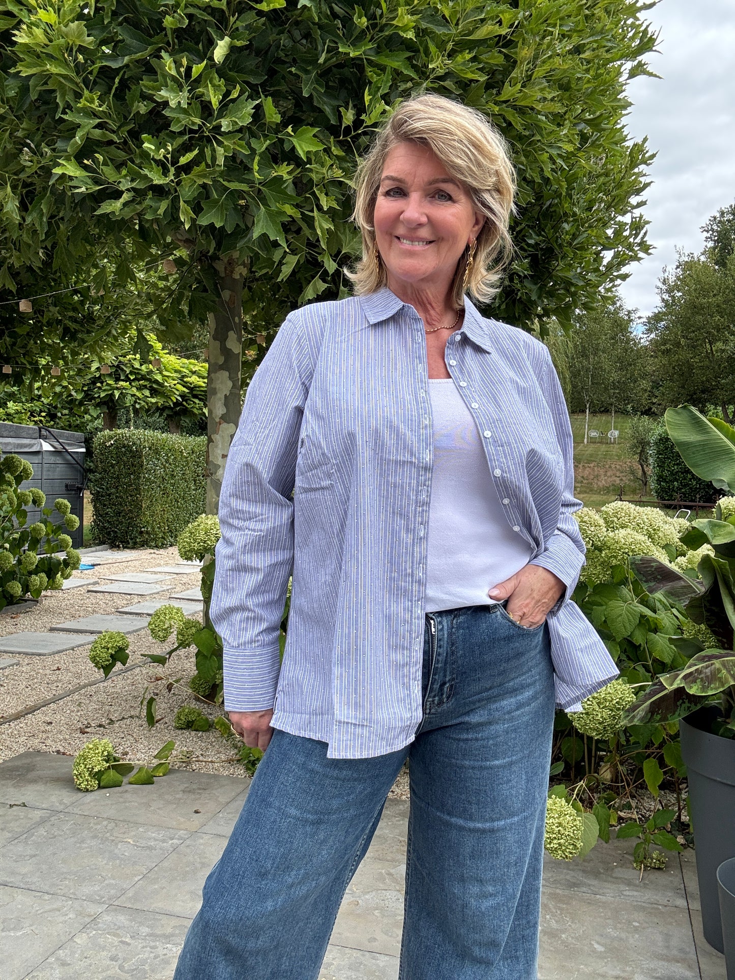 SOFI Blouse - Blauw