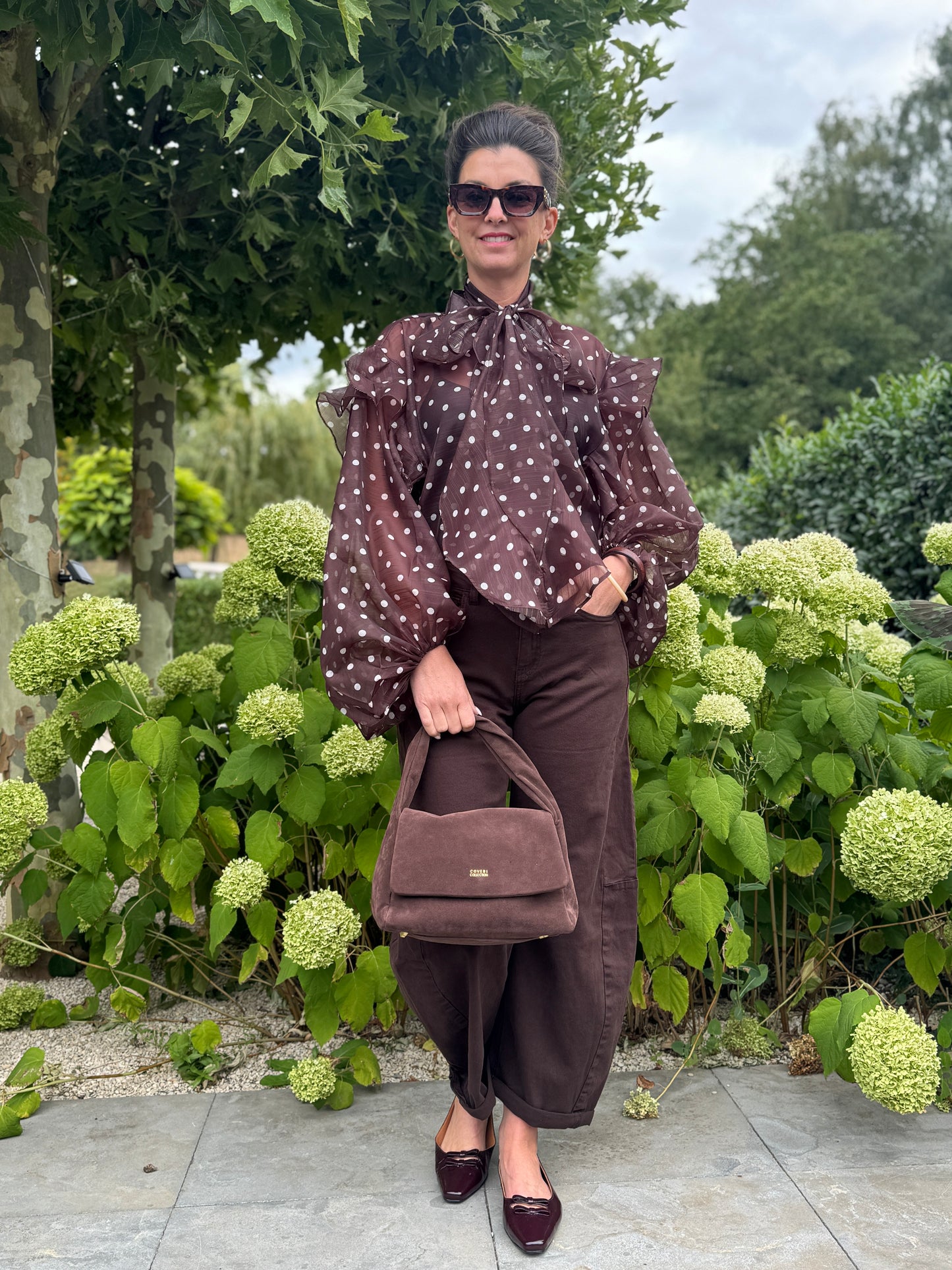 STIP Blouse - Bruin