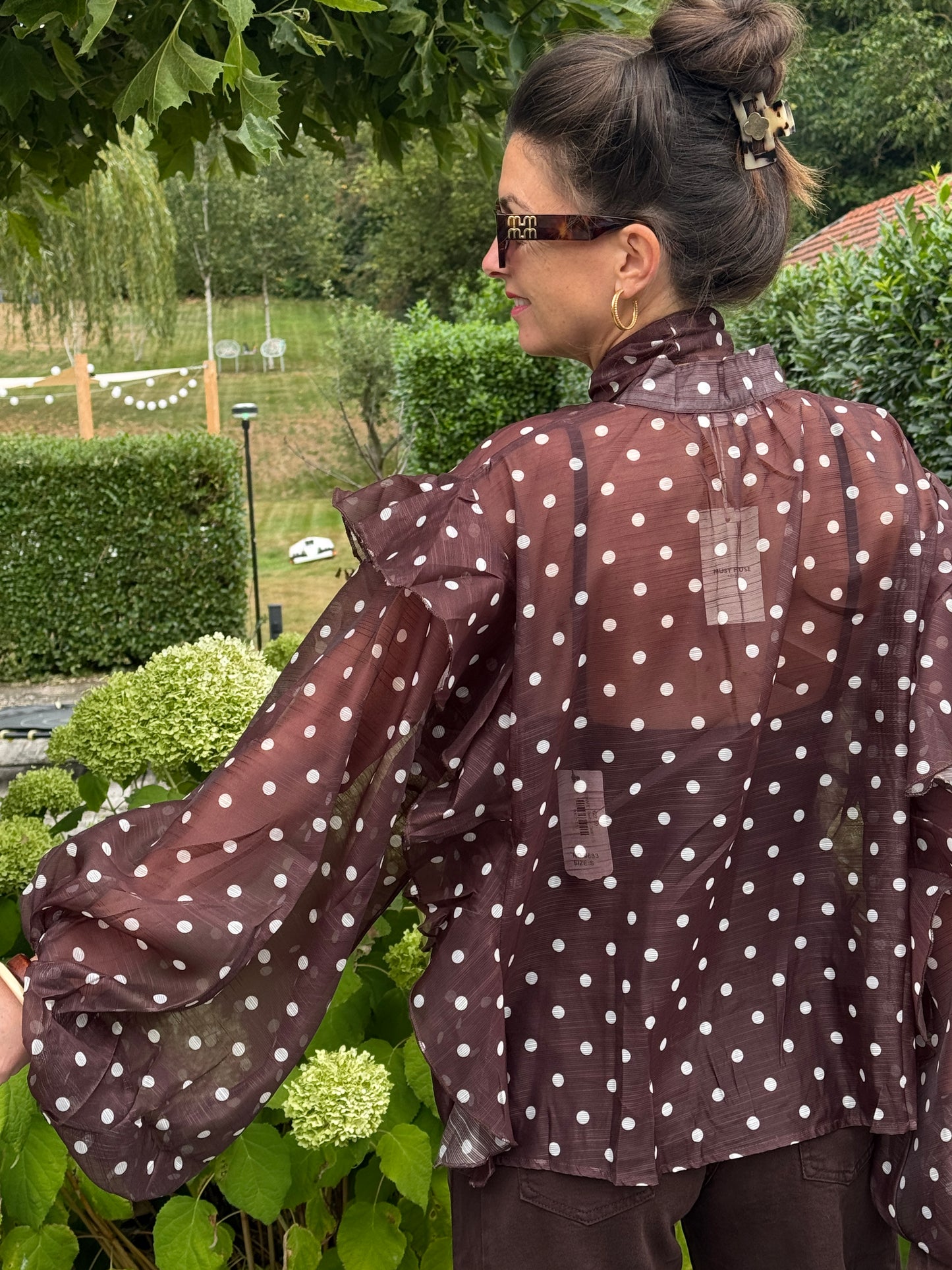 STIP Blouse - Bruin
