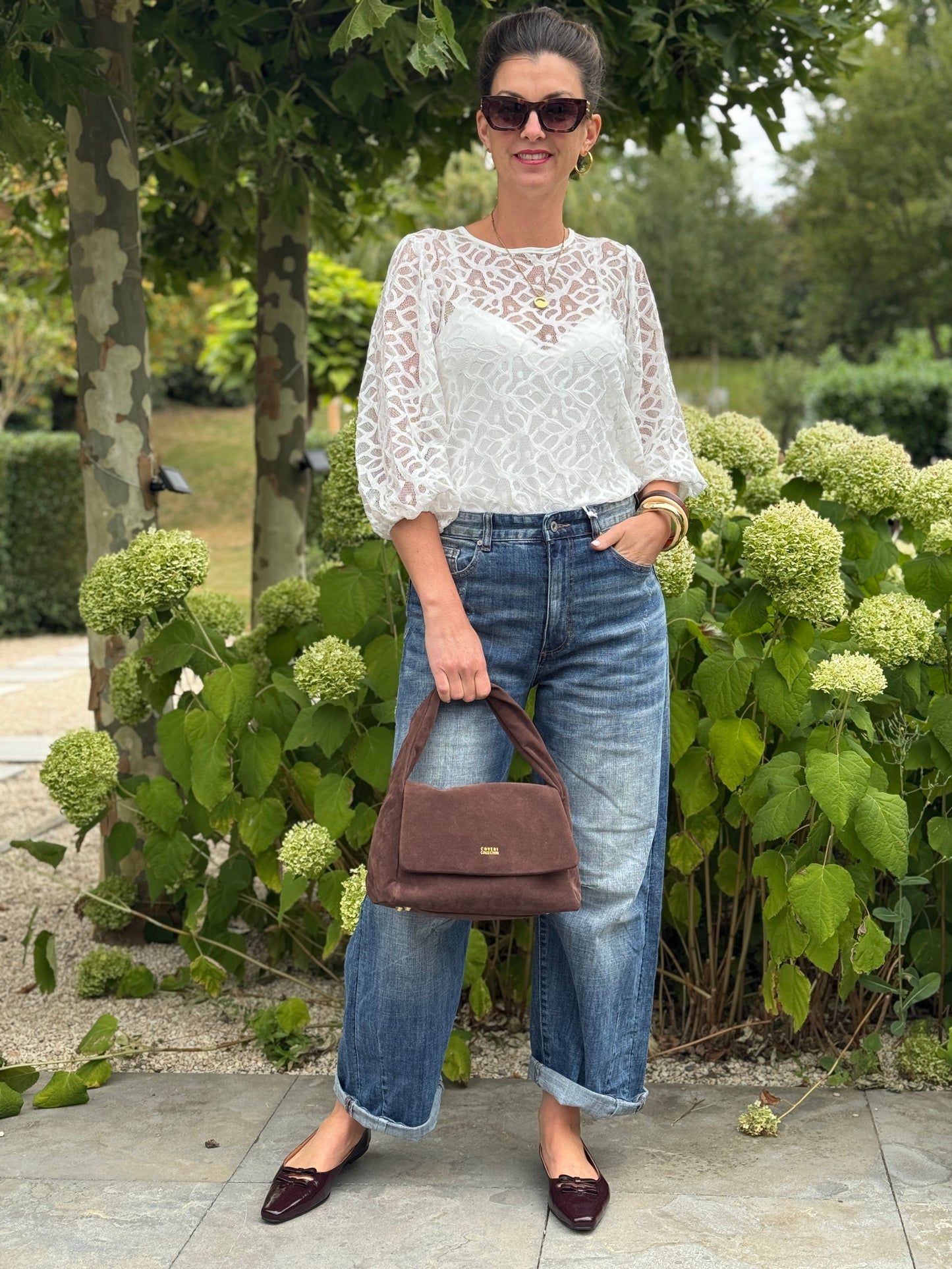 LACE Blouse - Offwhite