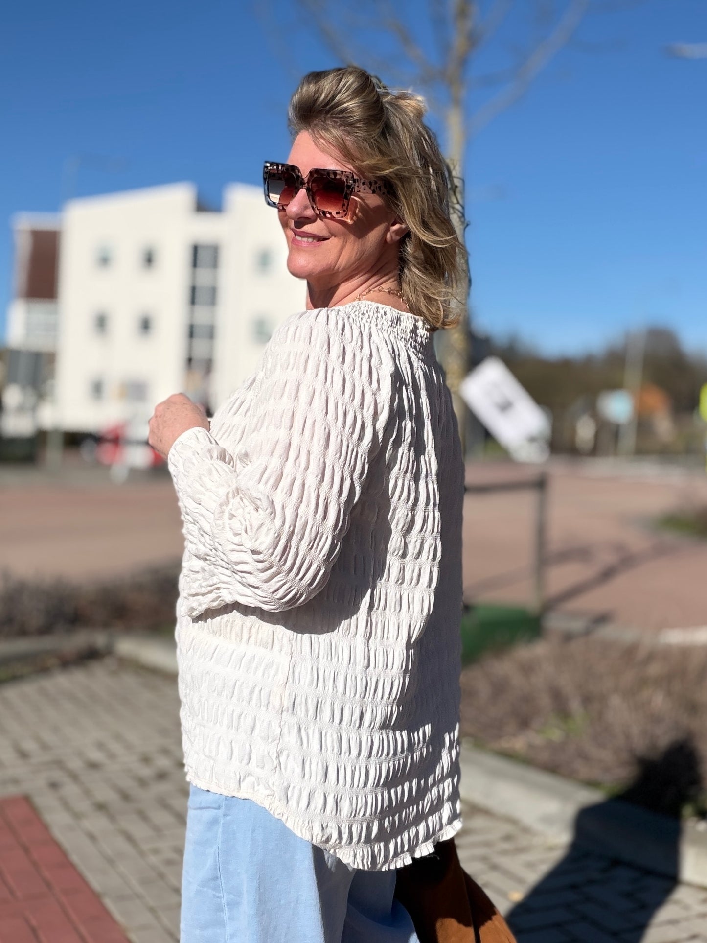 BREEZI Blouse - Beige