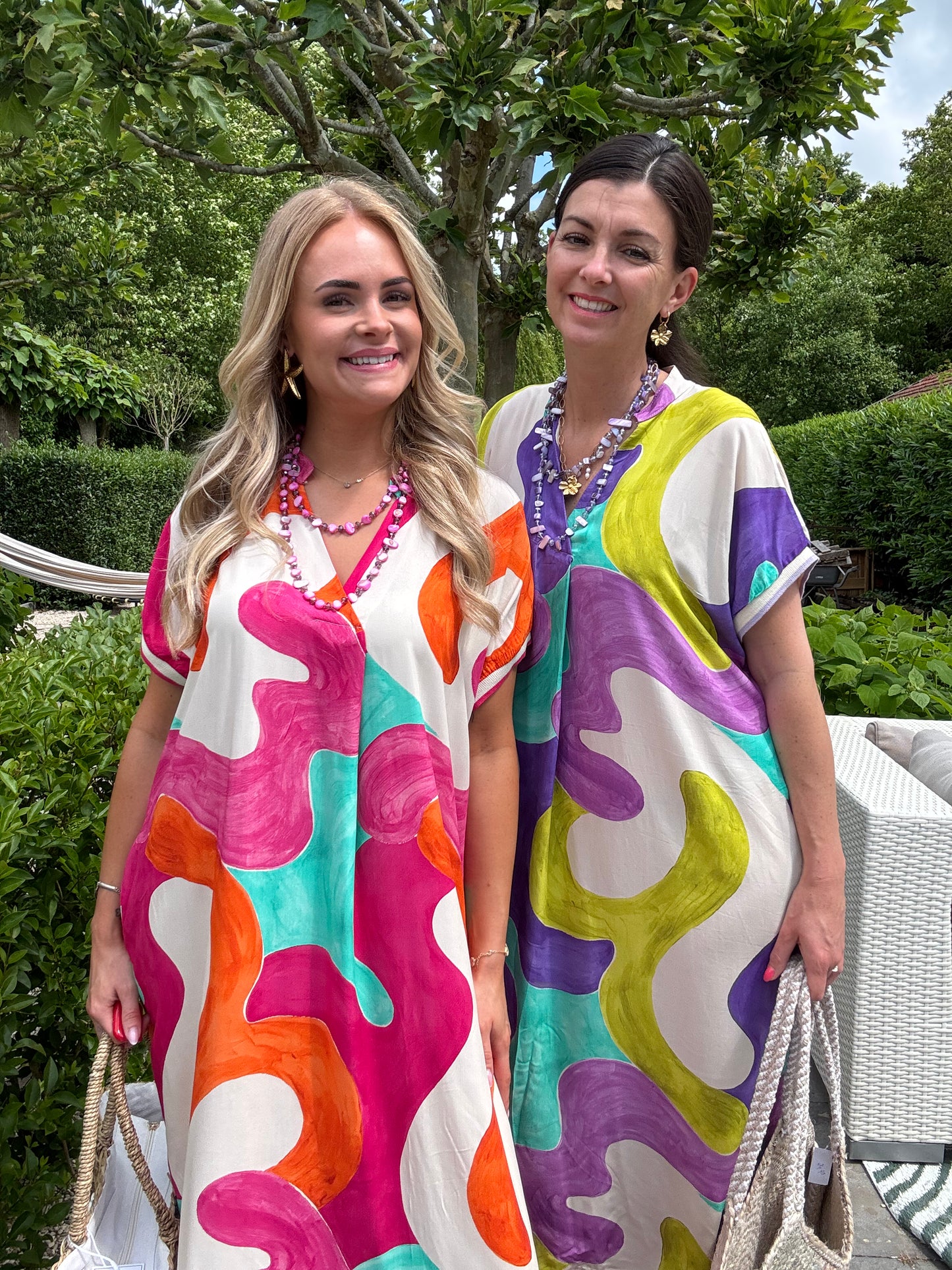 Colourful Jurk - Paars