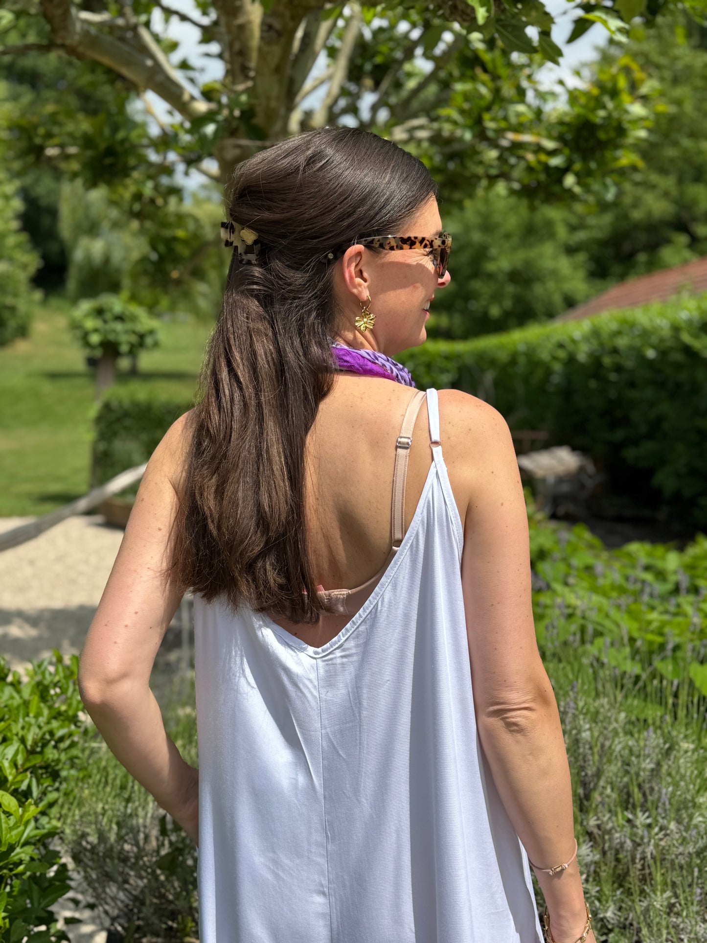 Wide Leg Jumpsuit - Wit
