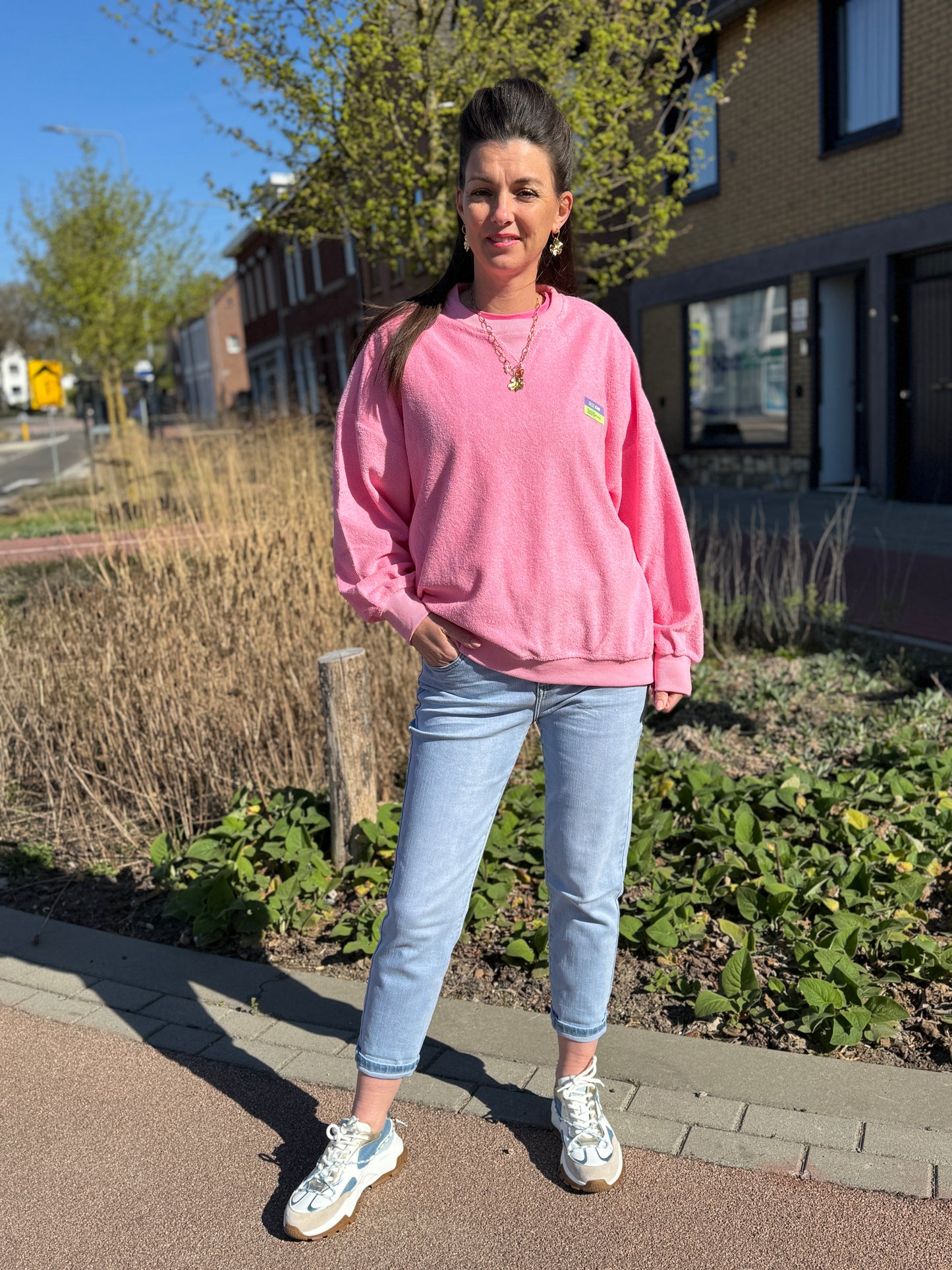 You Can Sweater - Roze