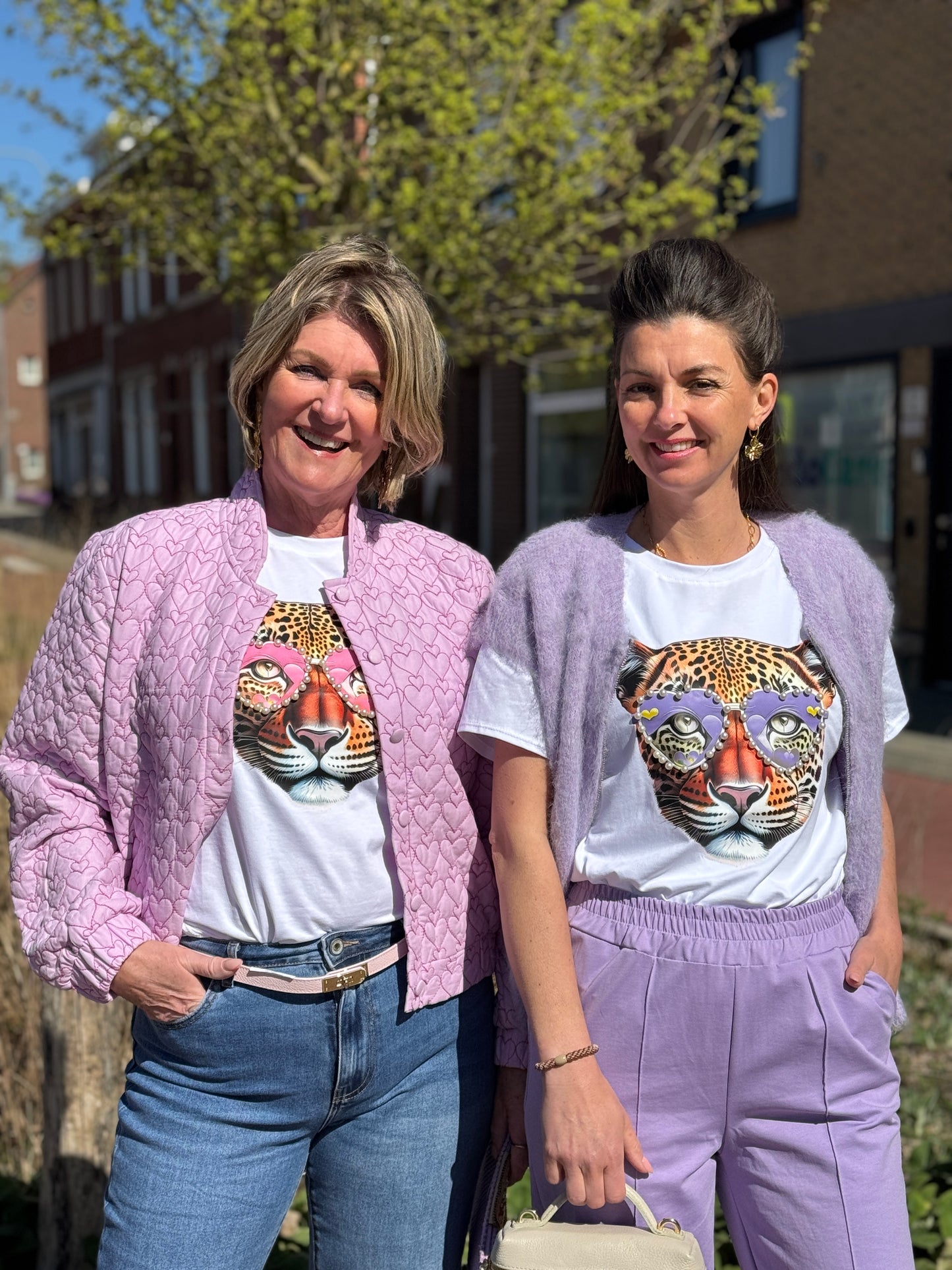 Tiger T-shirt - Roze