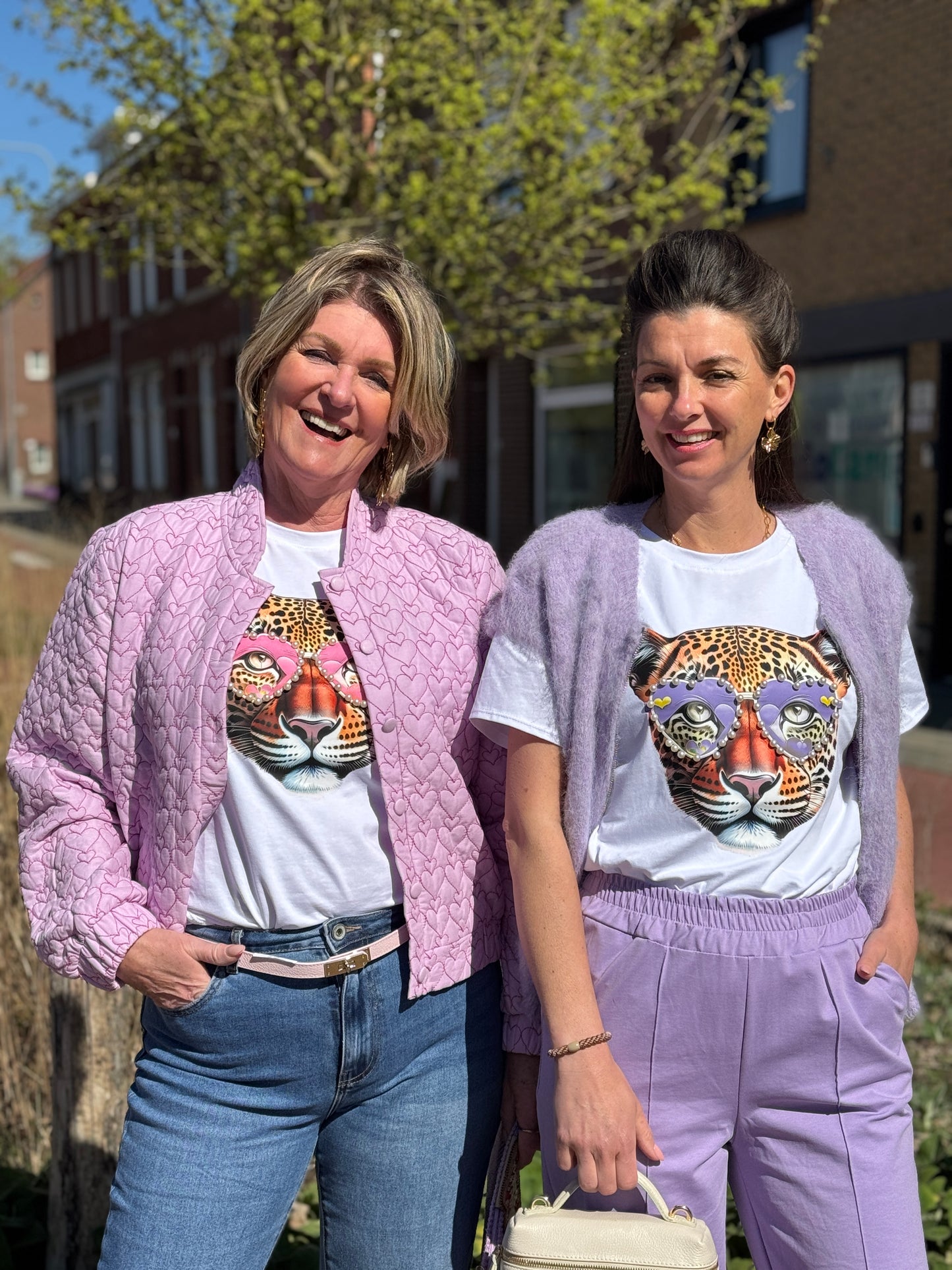 Tiger T-shirt - Paars